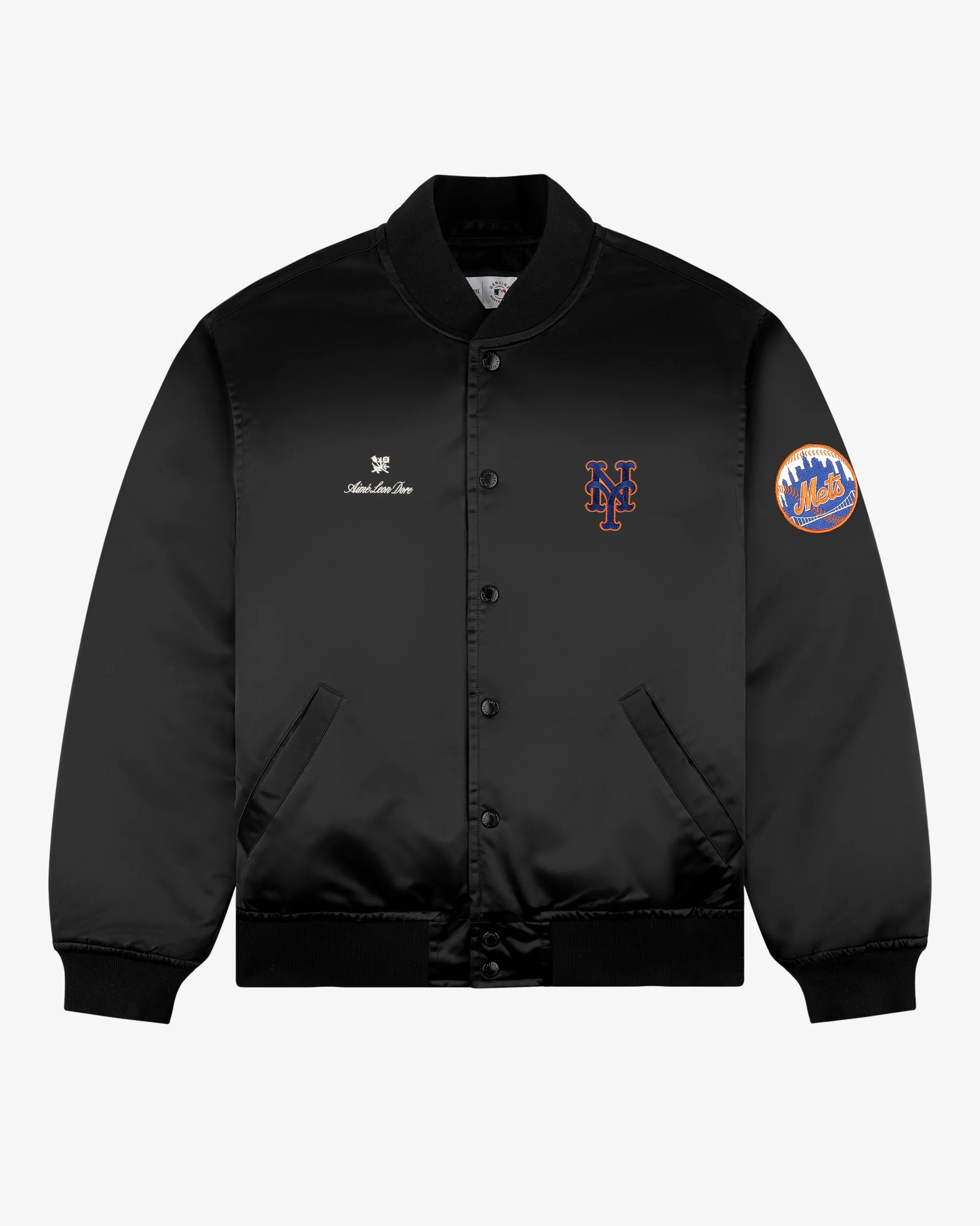 Aimé Leon Dore ALD / New York Mets Satin Varsity Jacket> Outerwear
