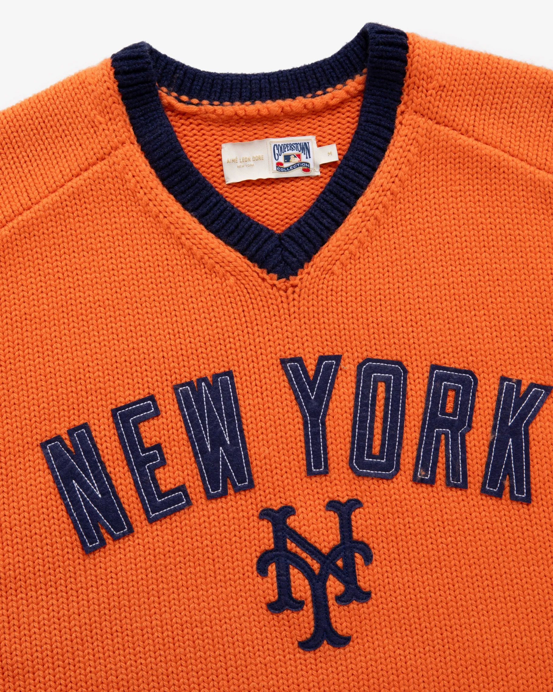 Aimé Leon Dore ALD / New York Mets Short-Sleeve Knit Sweater> Sweaters