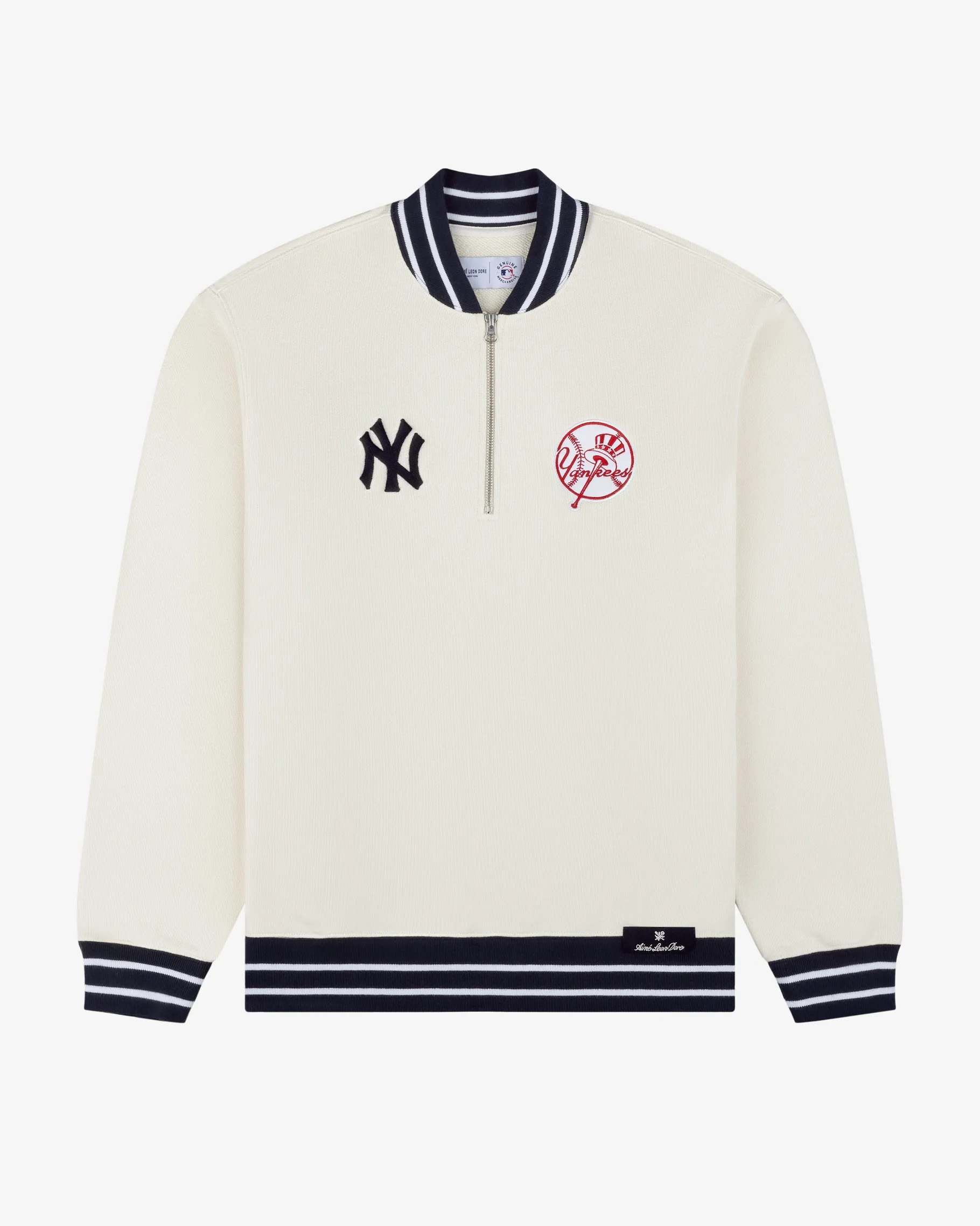 Aimé Leon Dore ALD / New York Yankees Quarter Zip Pullover> Sweatshirts
