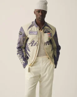 Aimé Leon Dore ALD / Vanson Distressed Leather Moto Jacket> Outerwear