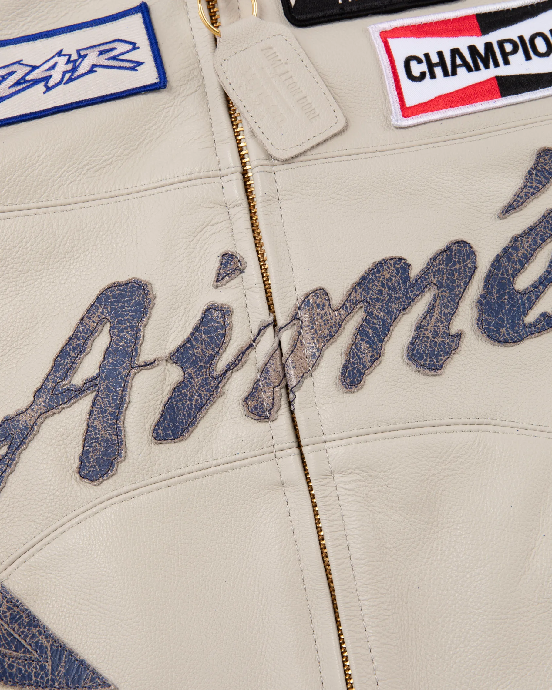 Aimé Leon Dore ALD / Vanson Distressed Leather Moto Jacket> Outerwear