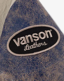 Aimé Leon Dore ALD / Vanson Distressed Leather Moto Jacket><noscript><img width=