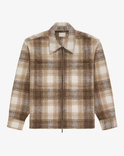 Aimé Leon Dore Alpaca Blend Zip Shirt> Shirting