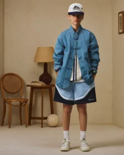 Aimé Leon Dore Denim Collarband Jacket> Outerwear