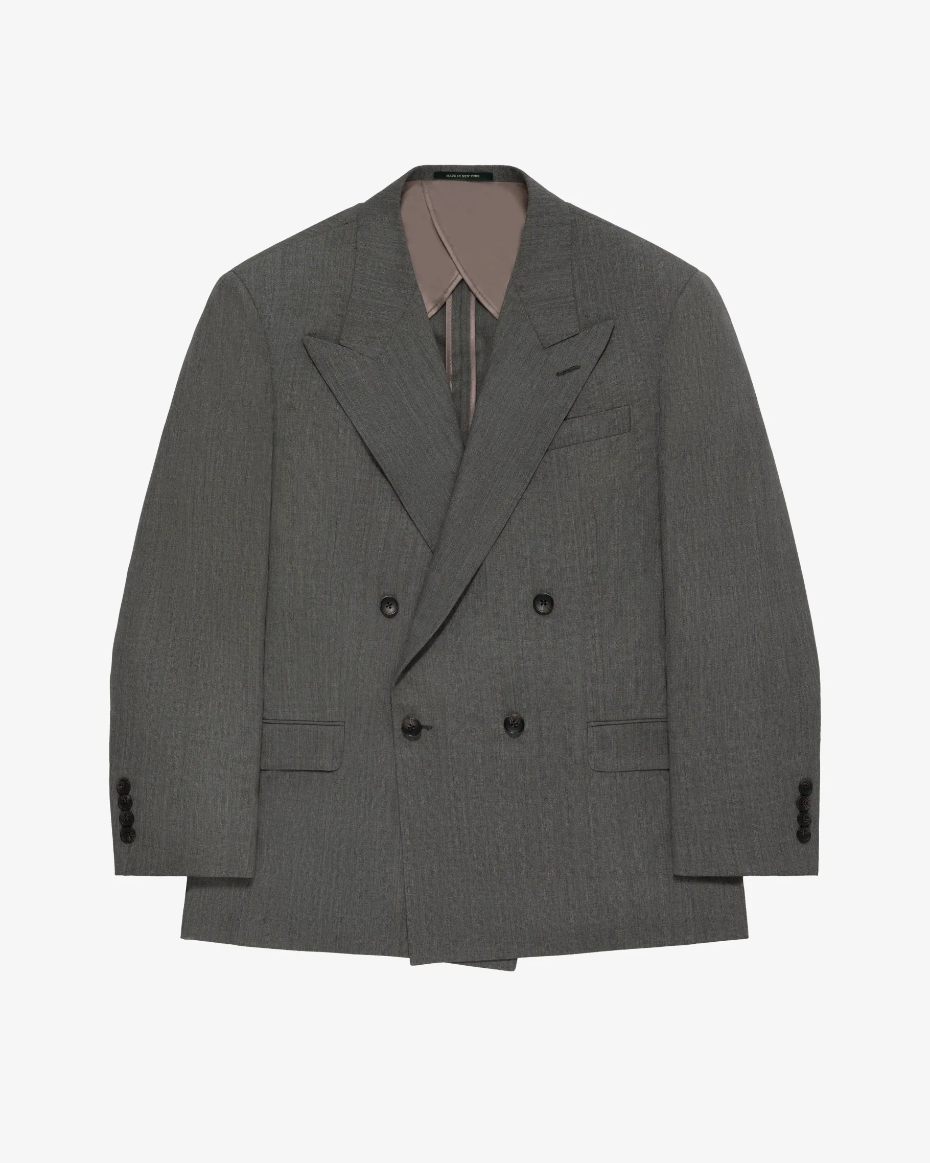 Aimé Leon Dore Double-Breasted Tropical Wool Suit Jacket> Suiting