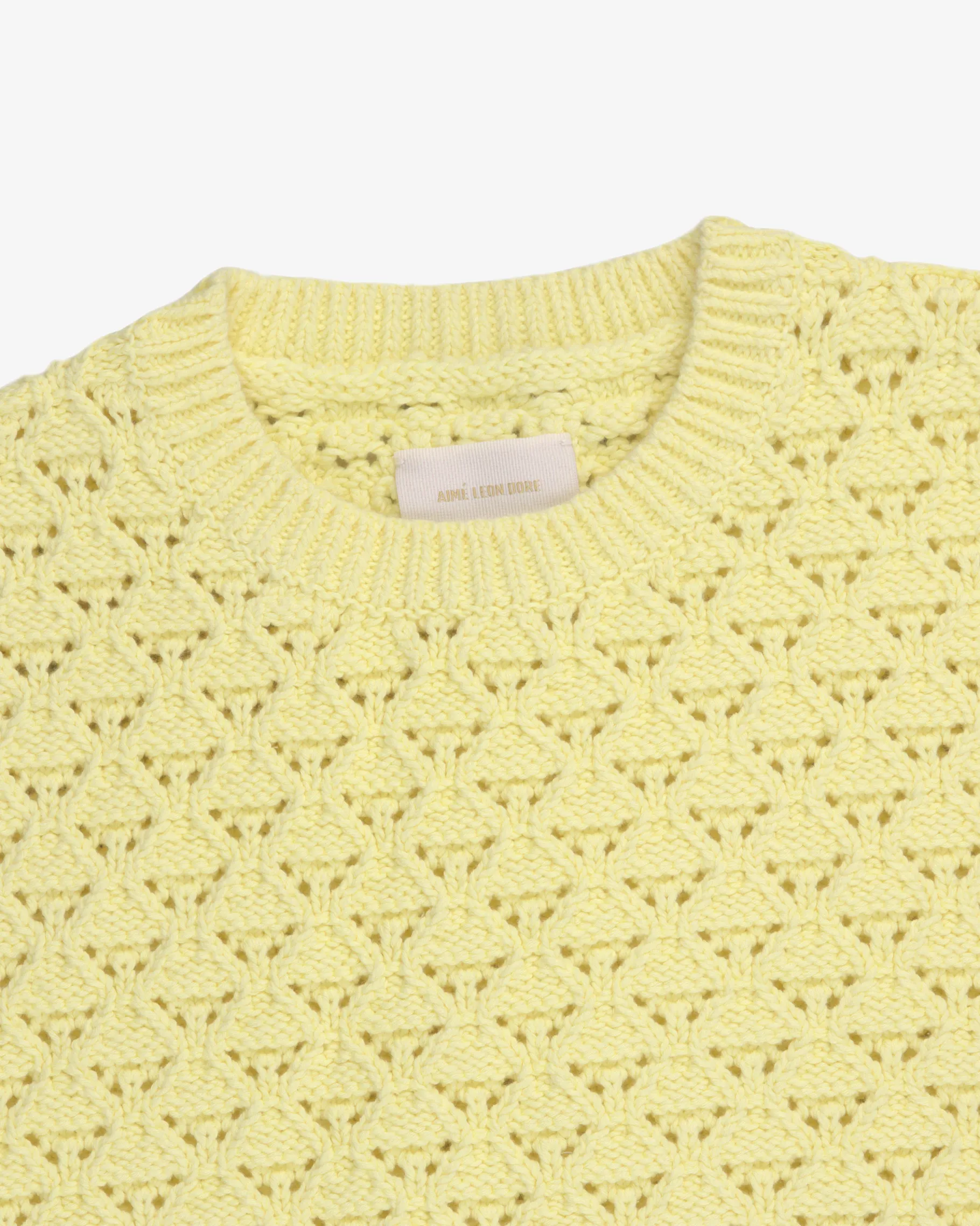 Aimé Leon Dore Eyelet Knit Crewneck Sweater> Sweaters