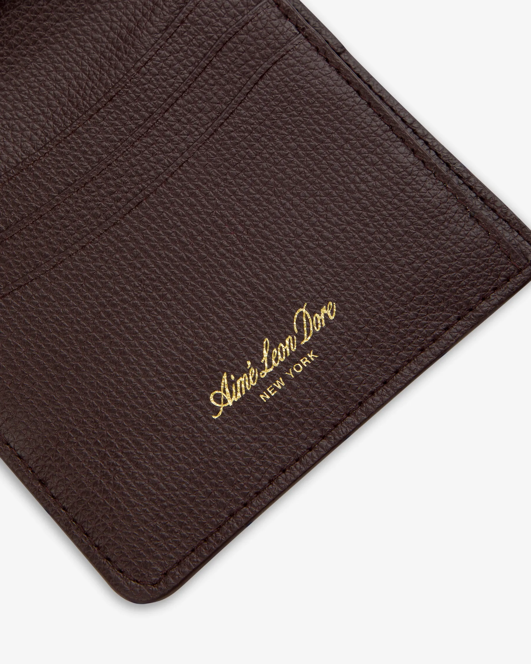 Aimé Leon Dore Full Grain Leather Bi-Fold Wallet> Bags & Leather Goods