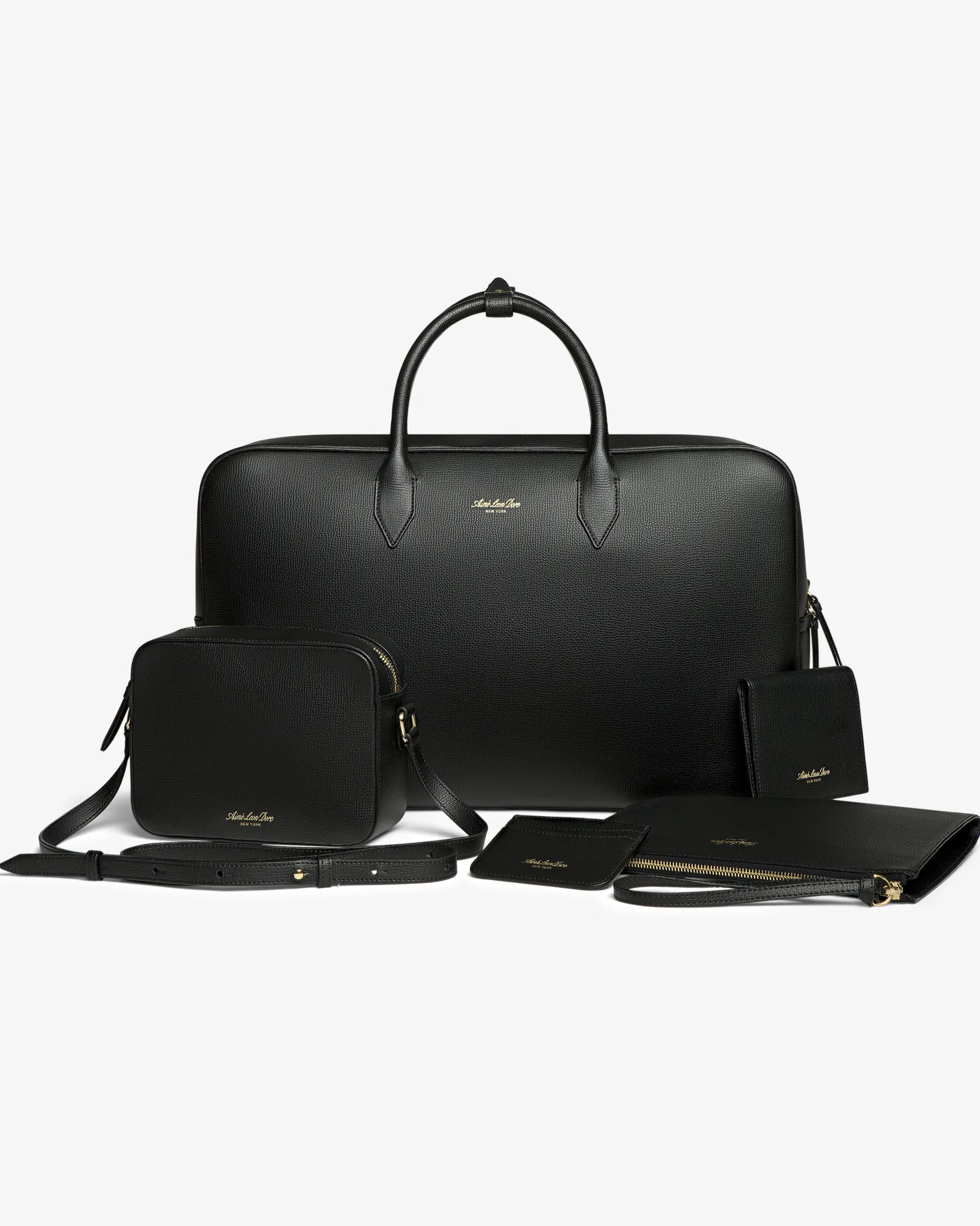 Aimé Leon Dore Full Grain Leather Briefcase Duffle> Bags & Leather Goods