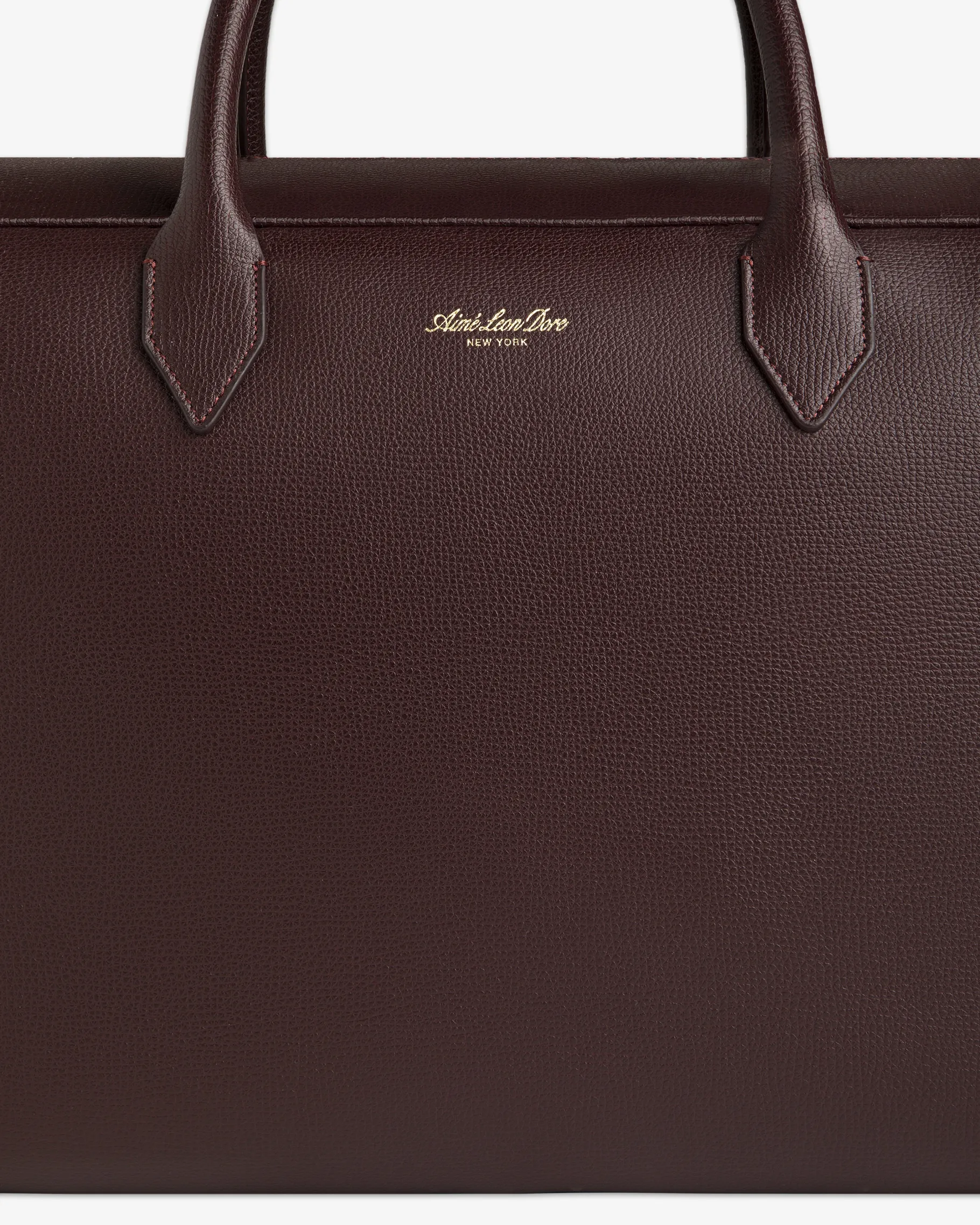 Aimé Leon Dore Full Grain Leather Briefcase Duffle> Bags & Leather Goods