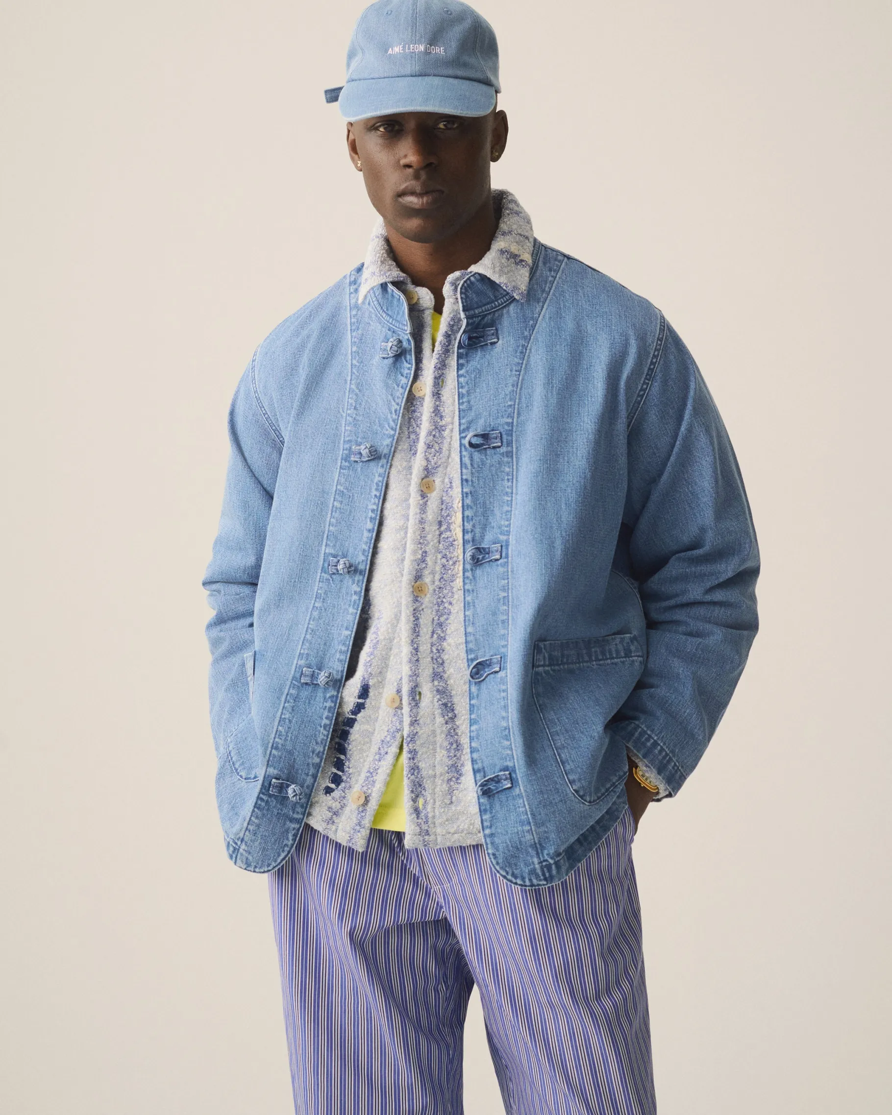Aimé Leon Dore Jacquard Knit Overshirt> Shirting