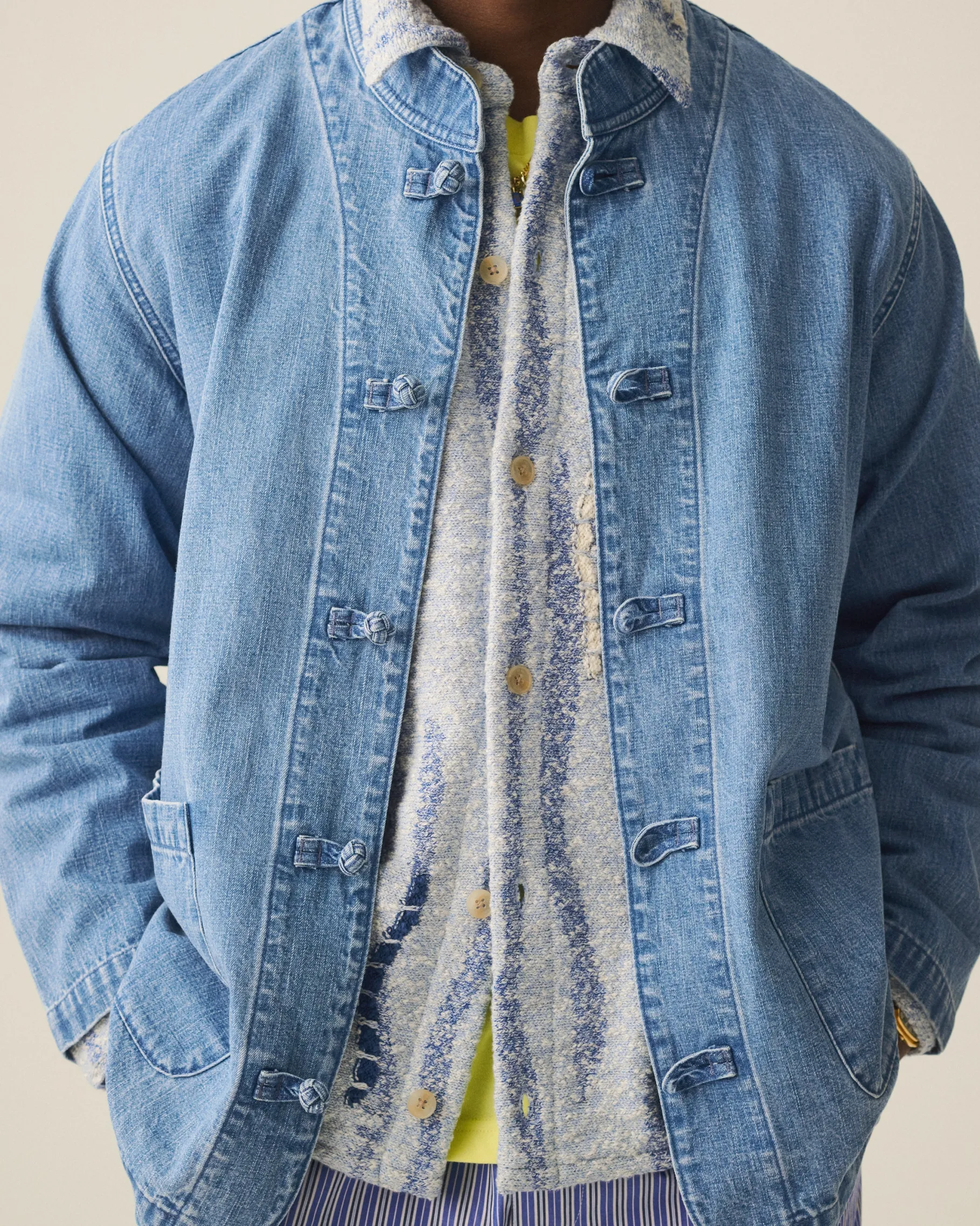 Aimé Leon Dore Jacquard Knit Overshirt> Shirting