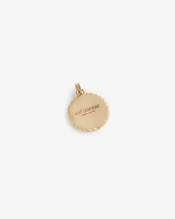 Aimé Leon Dore 14Kt Gold Sappho Poet Relief Pendant> Jewelry