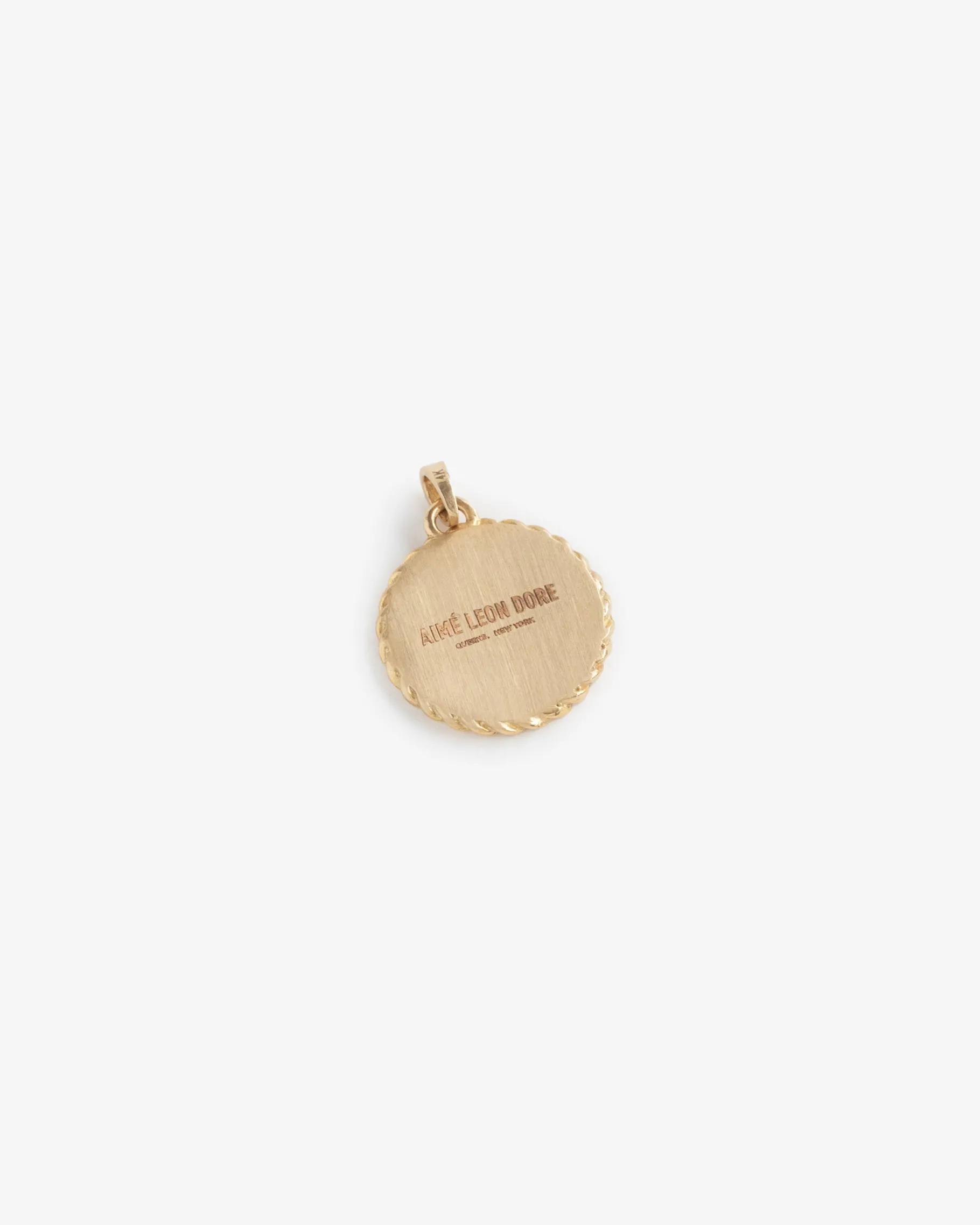 Aimé Leon Dore 14Kt Gold Sappho Poet Relief Pendant> Jewelry