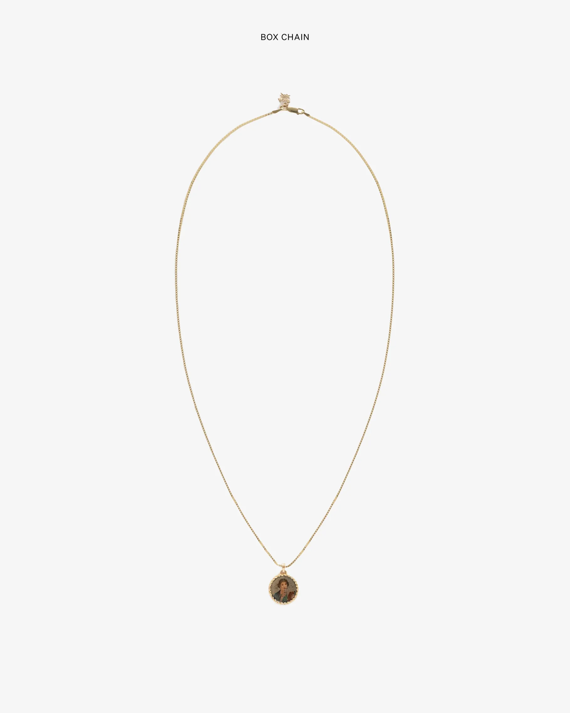 Aimé Leon Dore 14Kt Gold Sappho Poet Relief Pendant> Jewelry