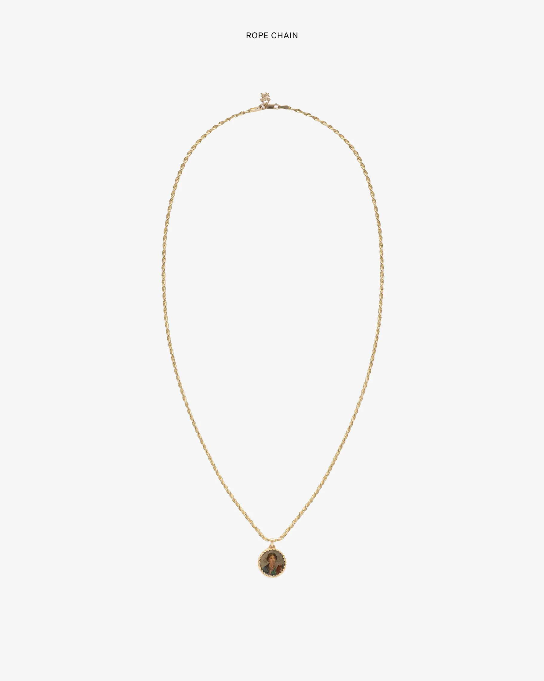 Aimé Leon Dore 14Kt Gold Sappho Poet Relief Pendant> Jewelry