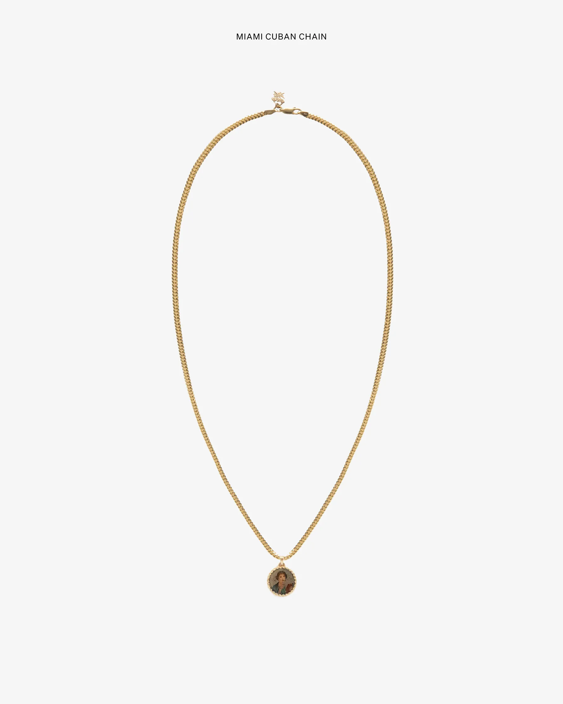 Aimé Leon Dore 14Kt Gold Sappho Poet Relief Pendant> Jewelry