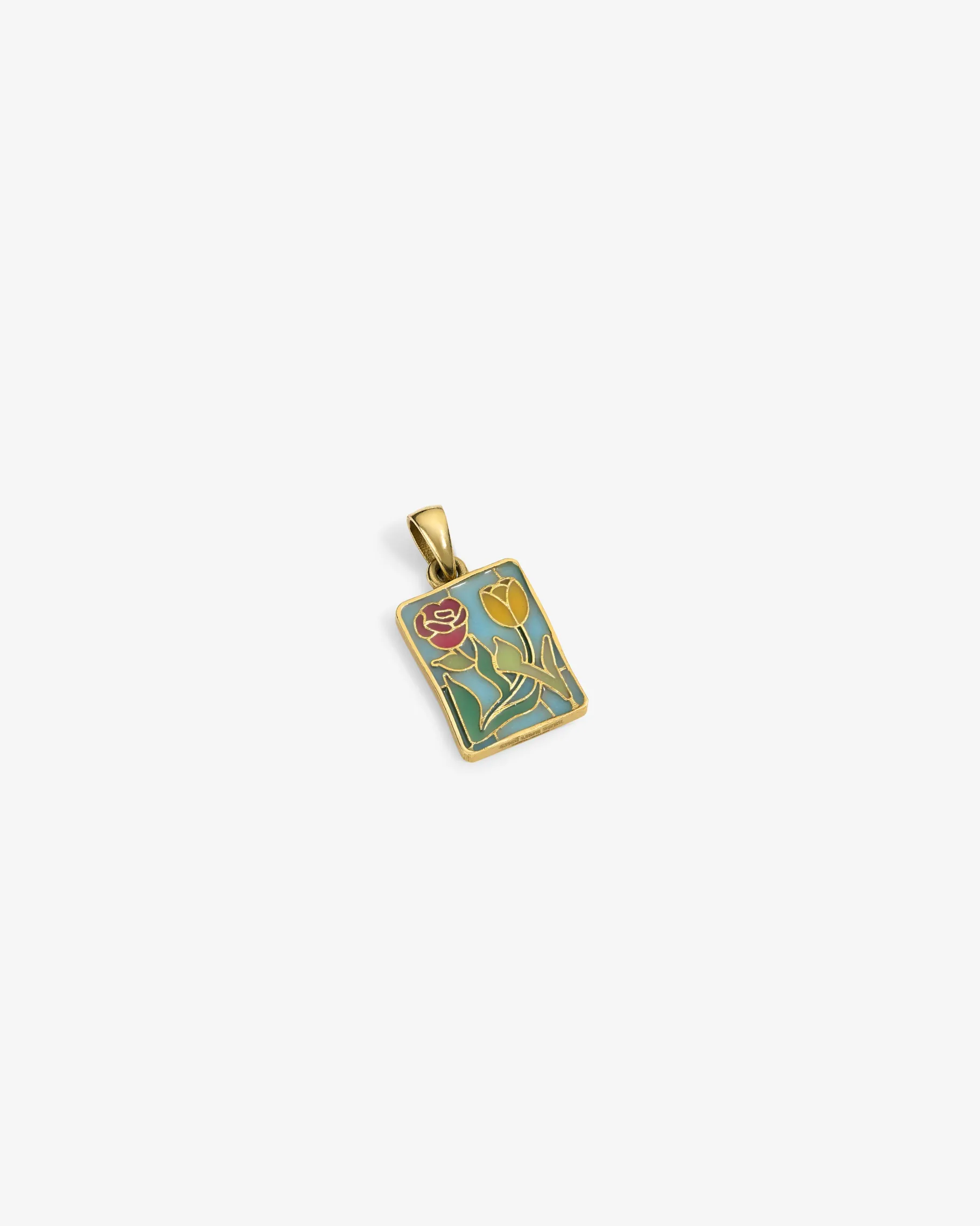 Aimé Leon Dore 14Kt Gold Stained Glass Crest Pendant> Jewelry
