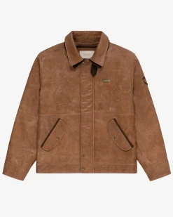 Aimé Leon Dore Leather Aviator Jacket> Outerwear