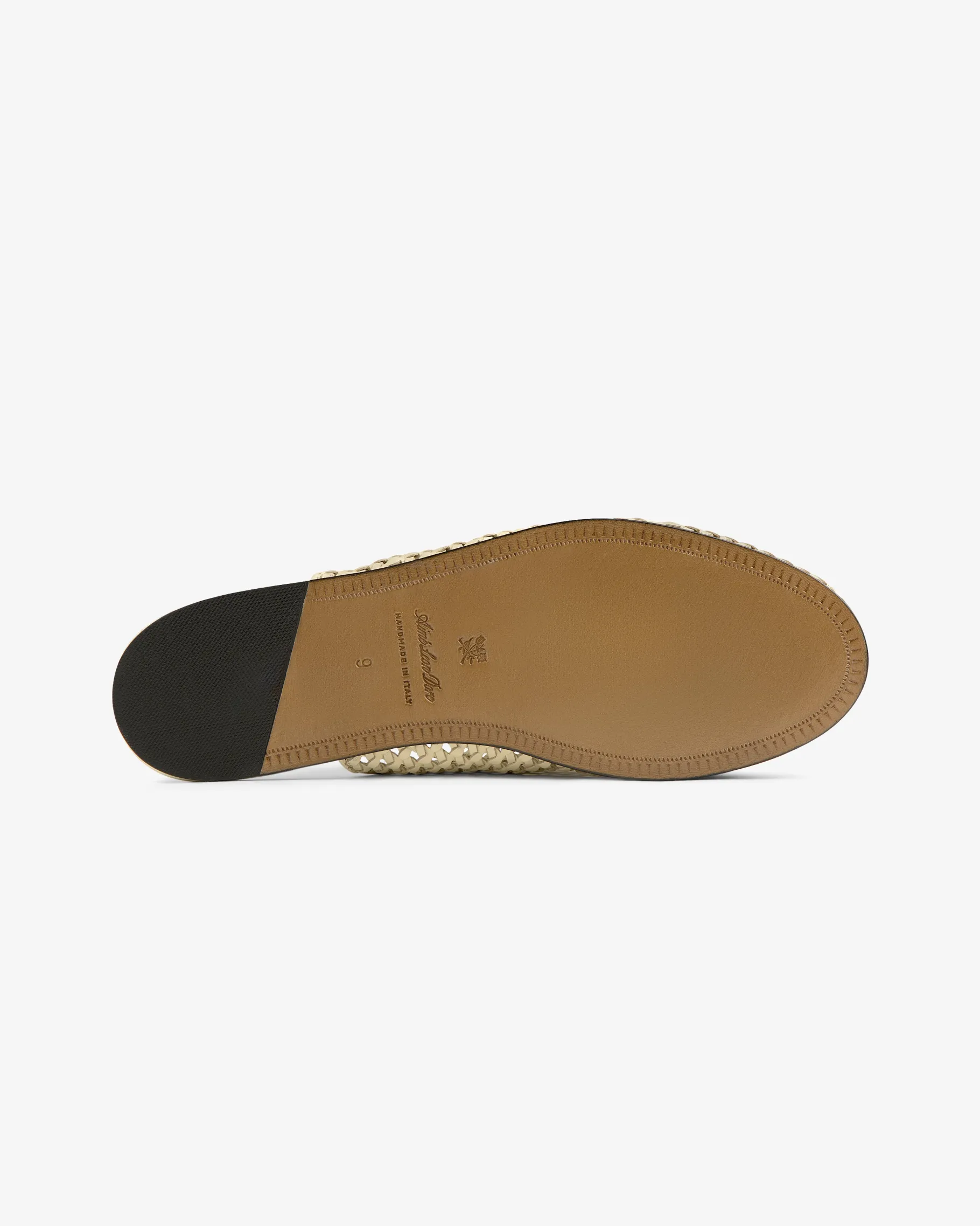 Aimé Leon Dore Leather Raffia Mule> Footwear