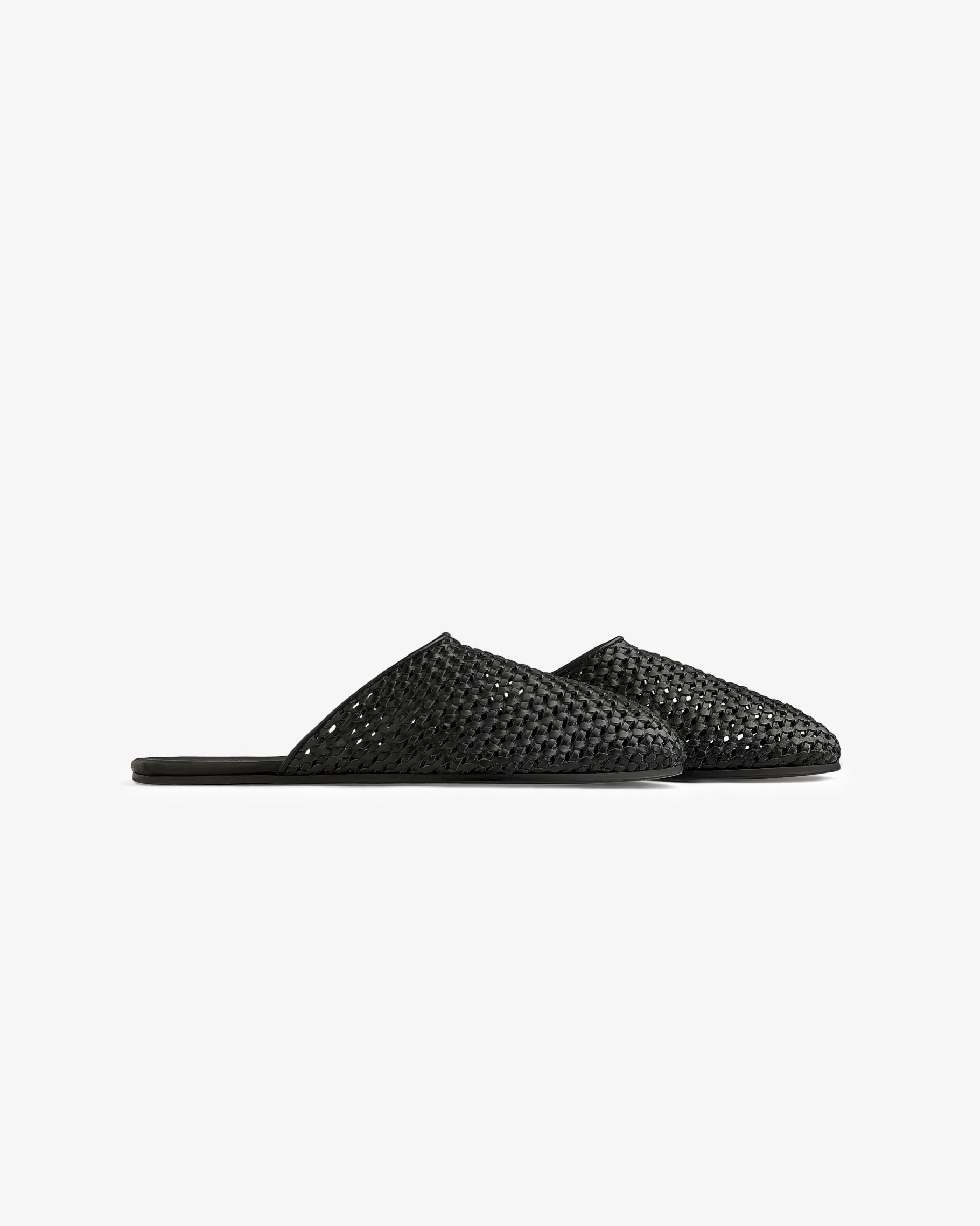 Aimé Leon Dore Leather Raffia Mule> Footwear