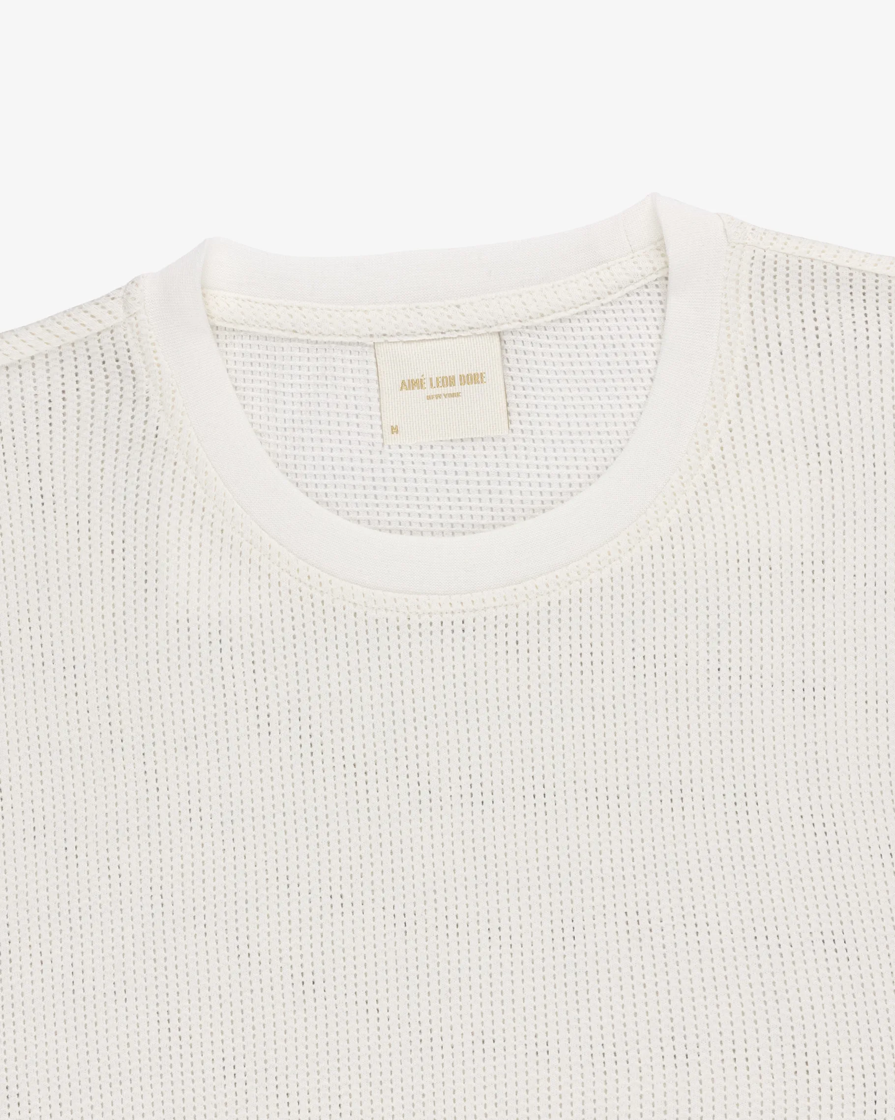 Aimé Leon Dore Long-Sleeve Mesh Moto Tee> Tees & Polos