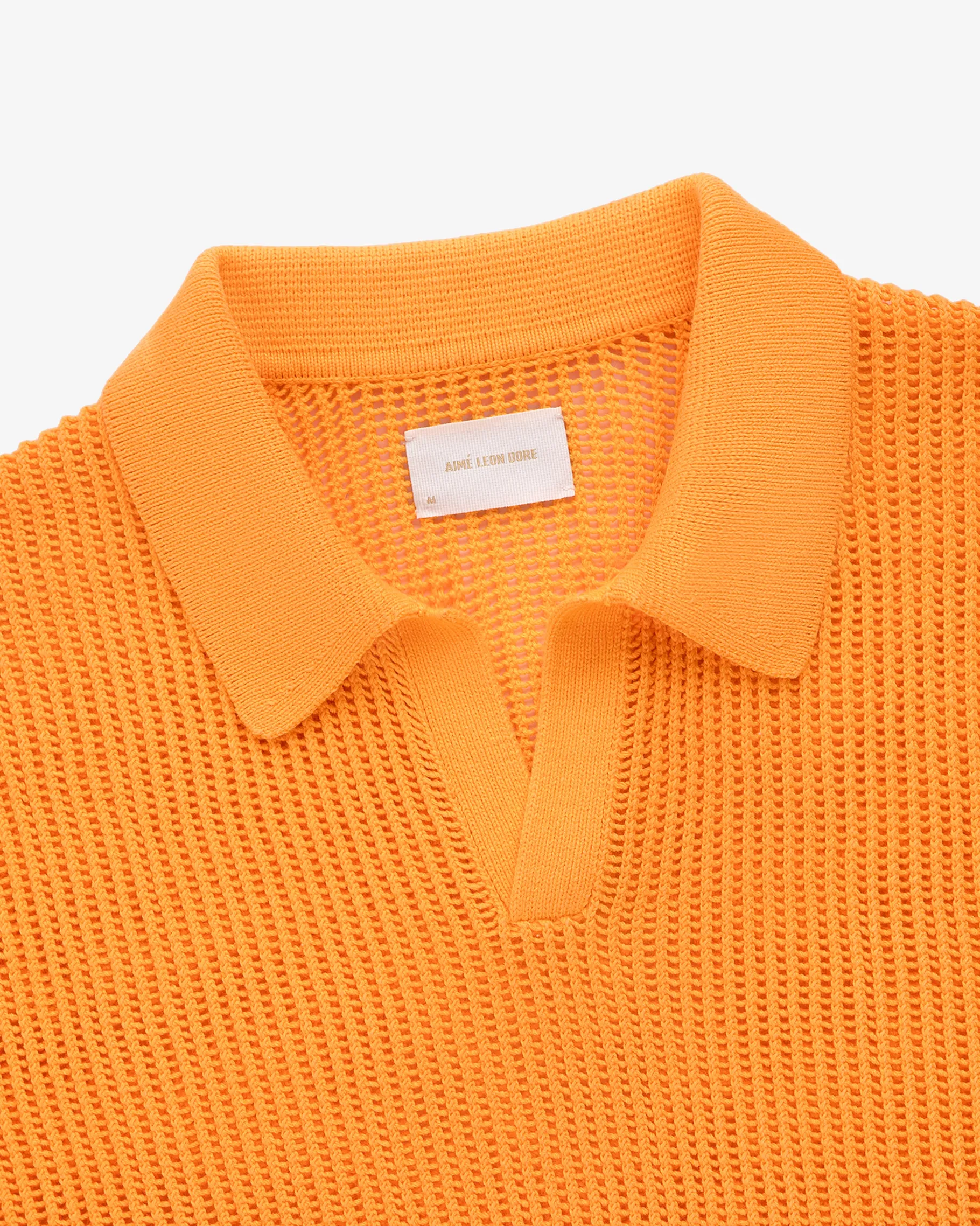 Aimé Leon Dore Mesh Knit Polo> Sweaters|Tees & Polos