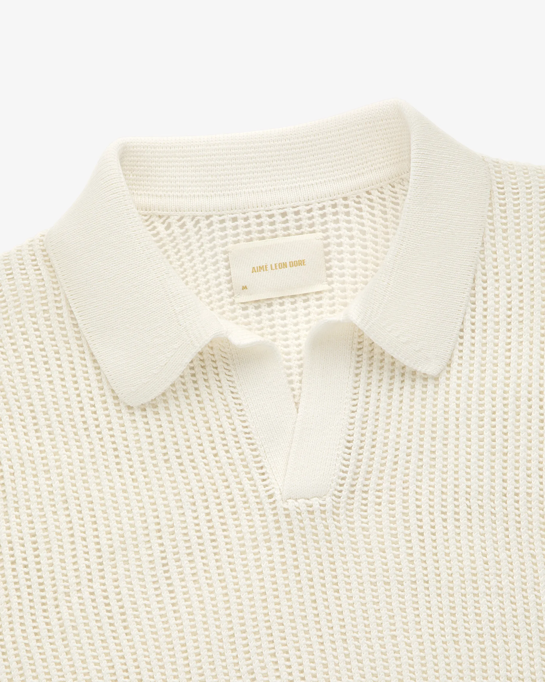 Aimé Leon Dore Mesh Knit Polo> Sweaters|Tees & Polos