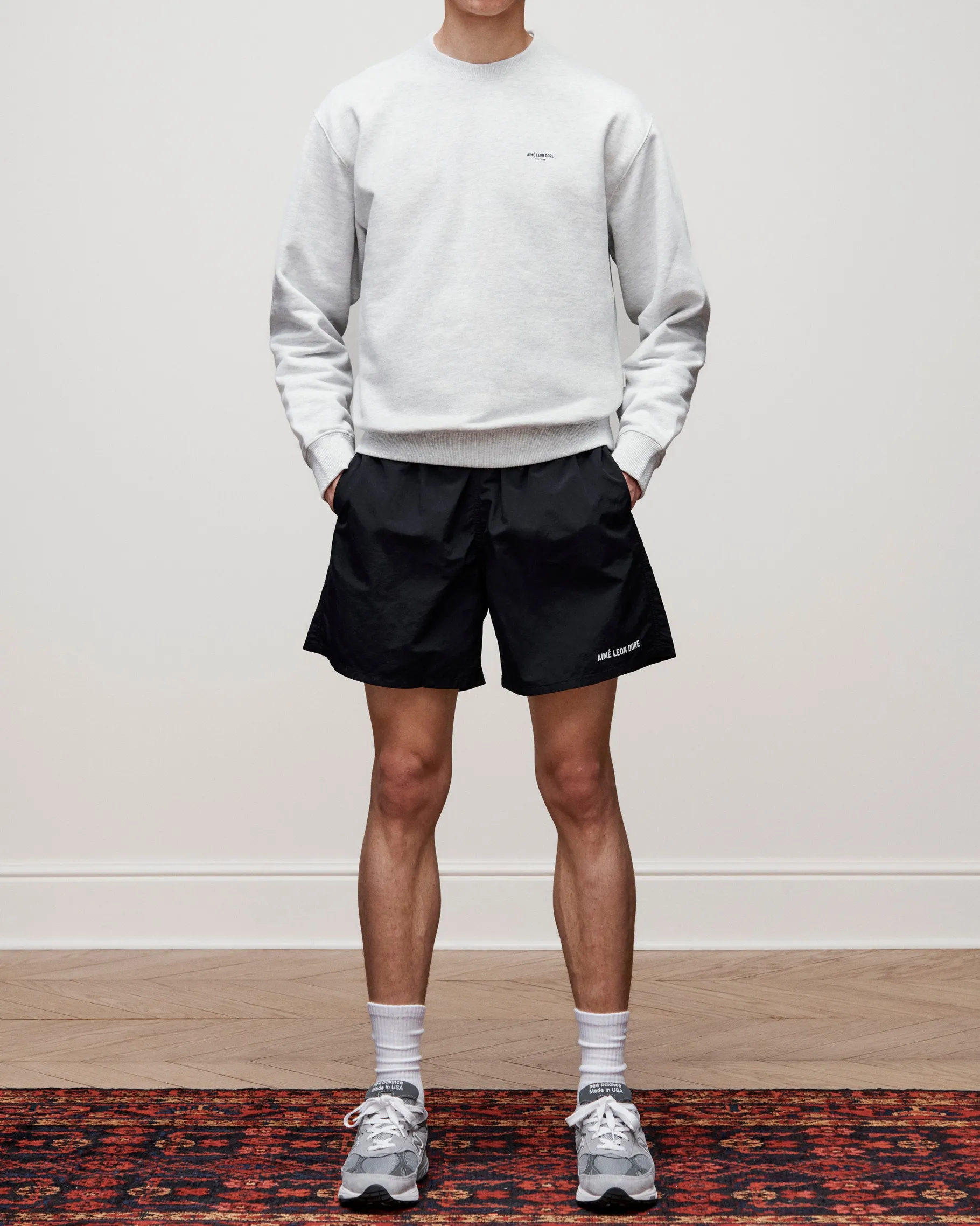 Aimé Leon Dore Micro Logo Crewneck Sweatshirt> Sweatshirts