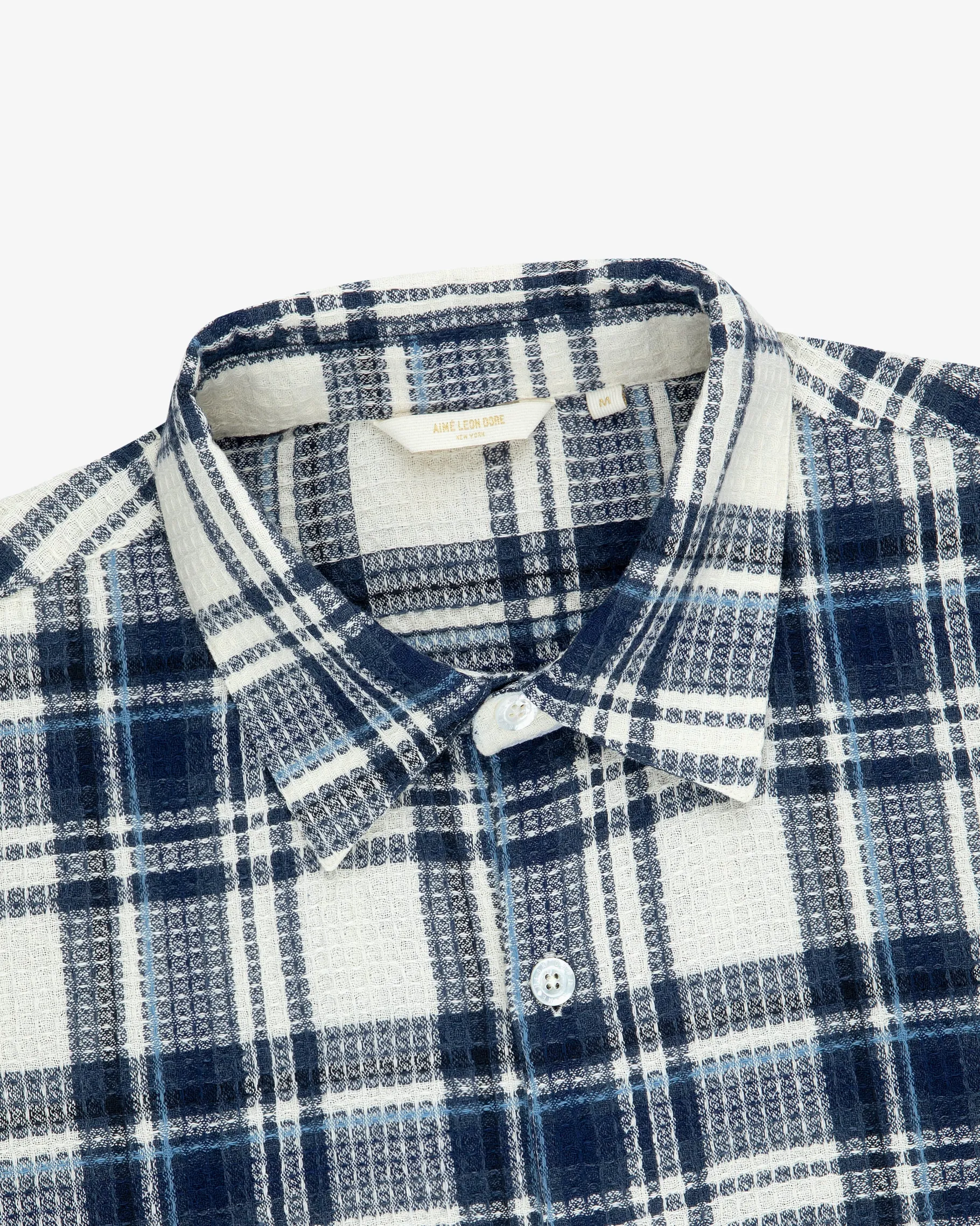Aimé Leon Dore Plaid Waffle Deck Shirt> Shirting
