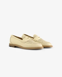 Aimé Leon Dore Queens Crest Raffia Loafer> Footwear