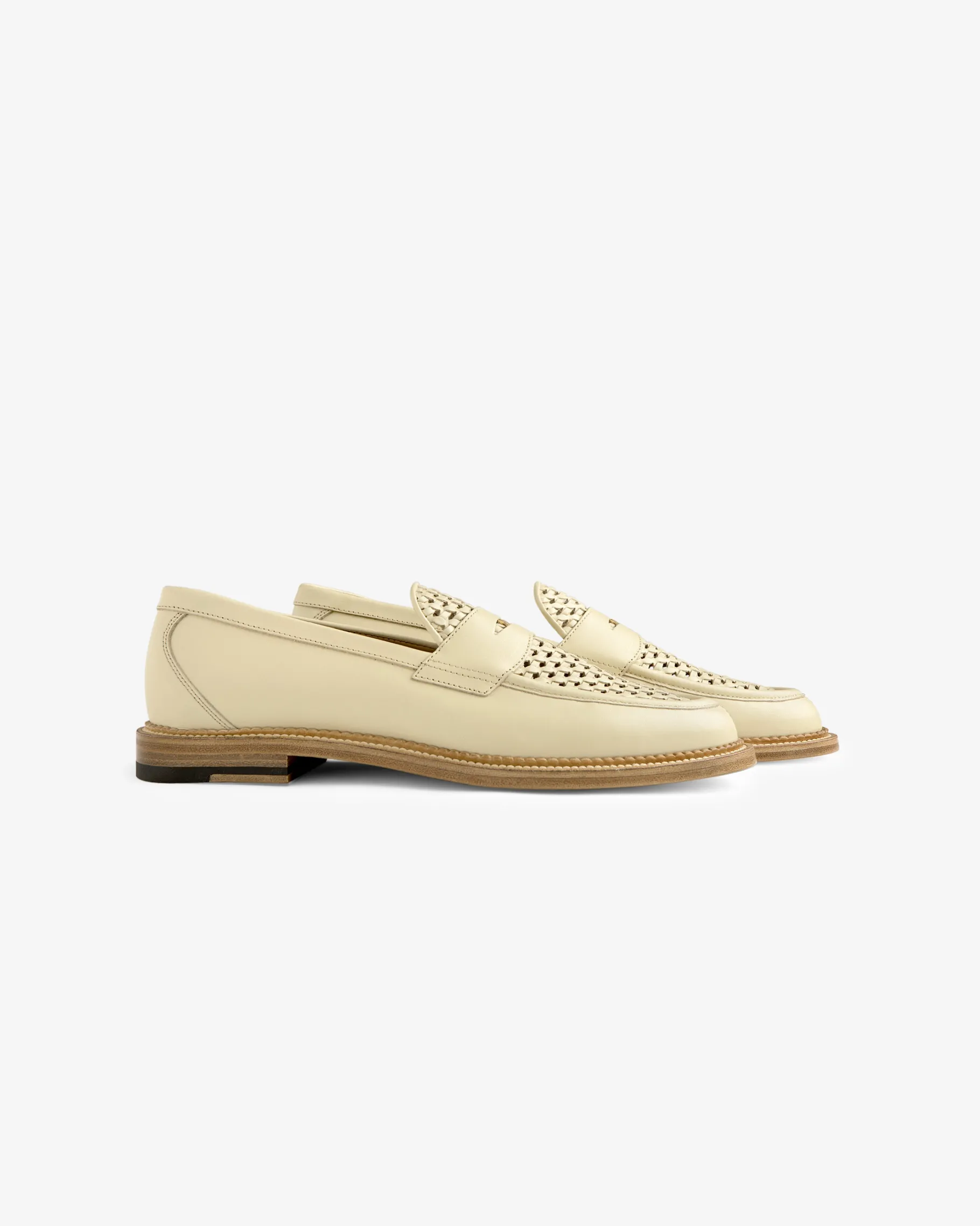 Aimé Leon Dore Queens Crest Raffia Loafer> Footwear