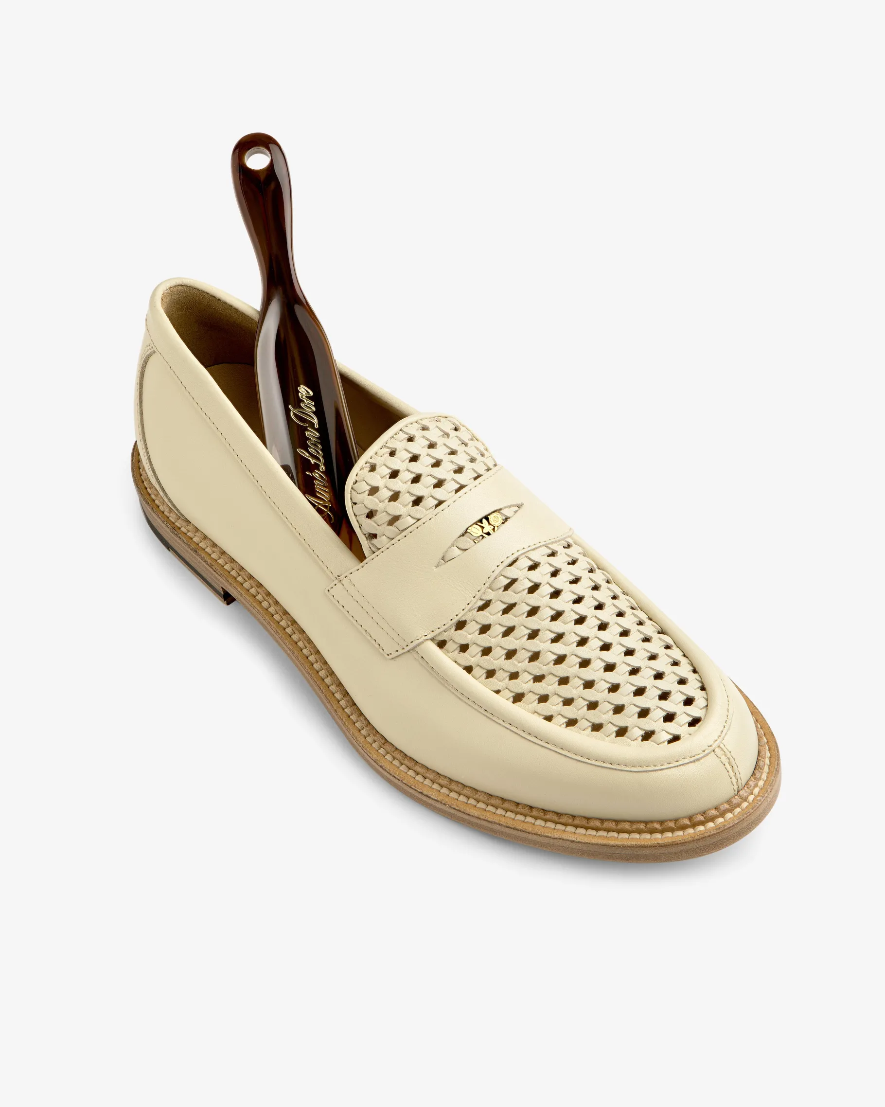 Aimé Leon Dore Queens Crest Raffia Loafer> Footwear