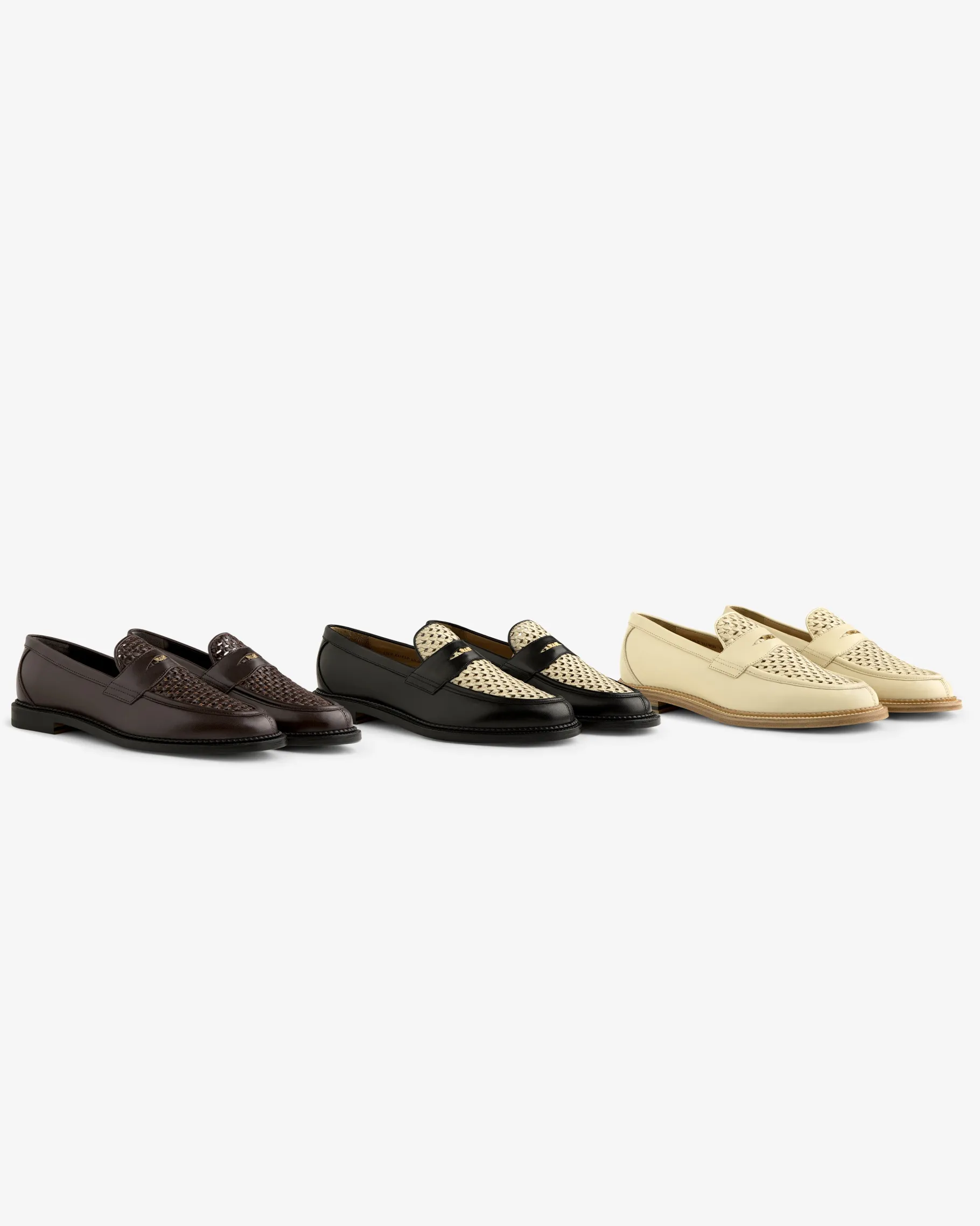 Aimé Leon Dore Queens Crest Raffia Loafer> Footwear