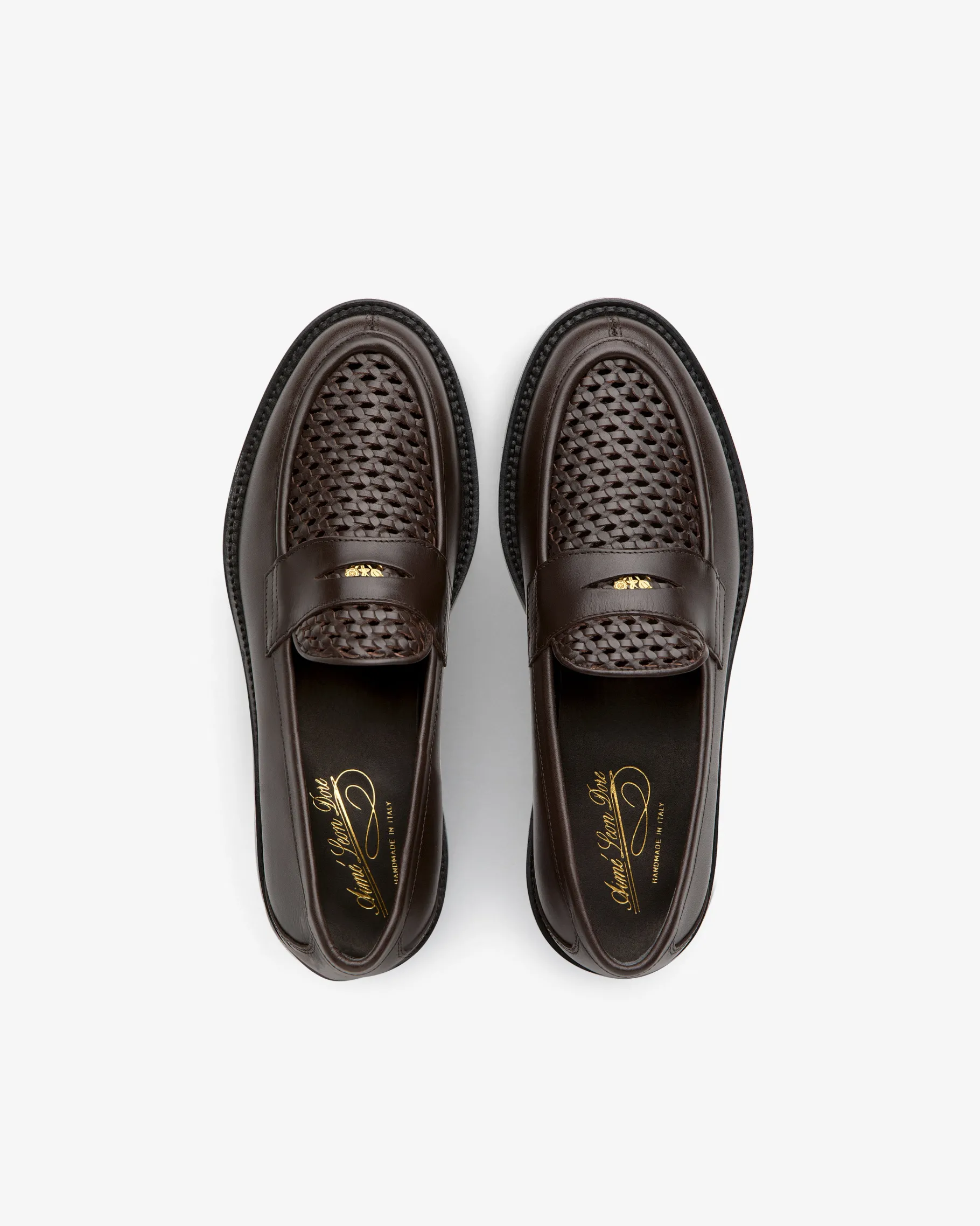 Aimé Leon Dore Queens Crest Raffia Loafer> Footwear