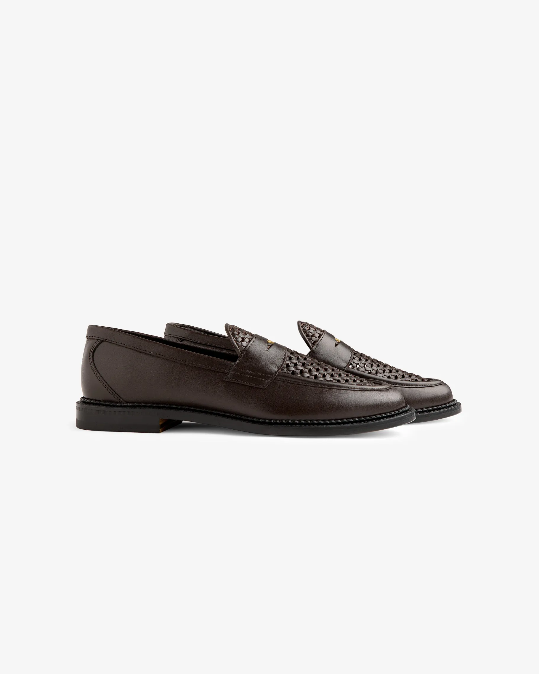 Aimé Leon Dore Queens Crest Raffia Loafer> Footwear