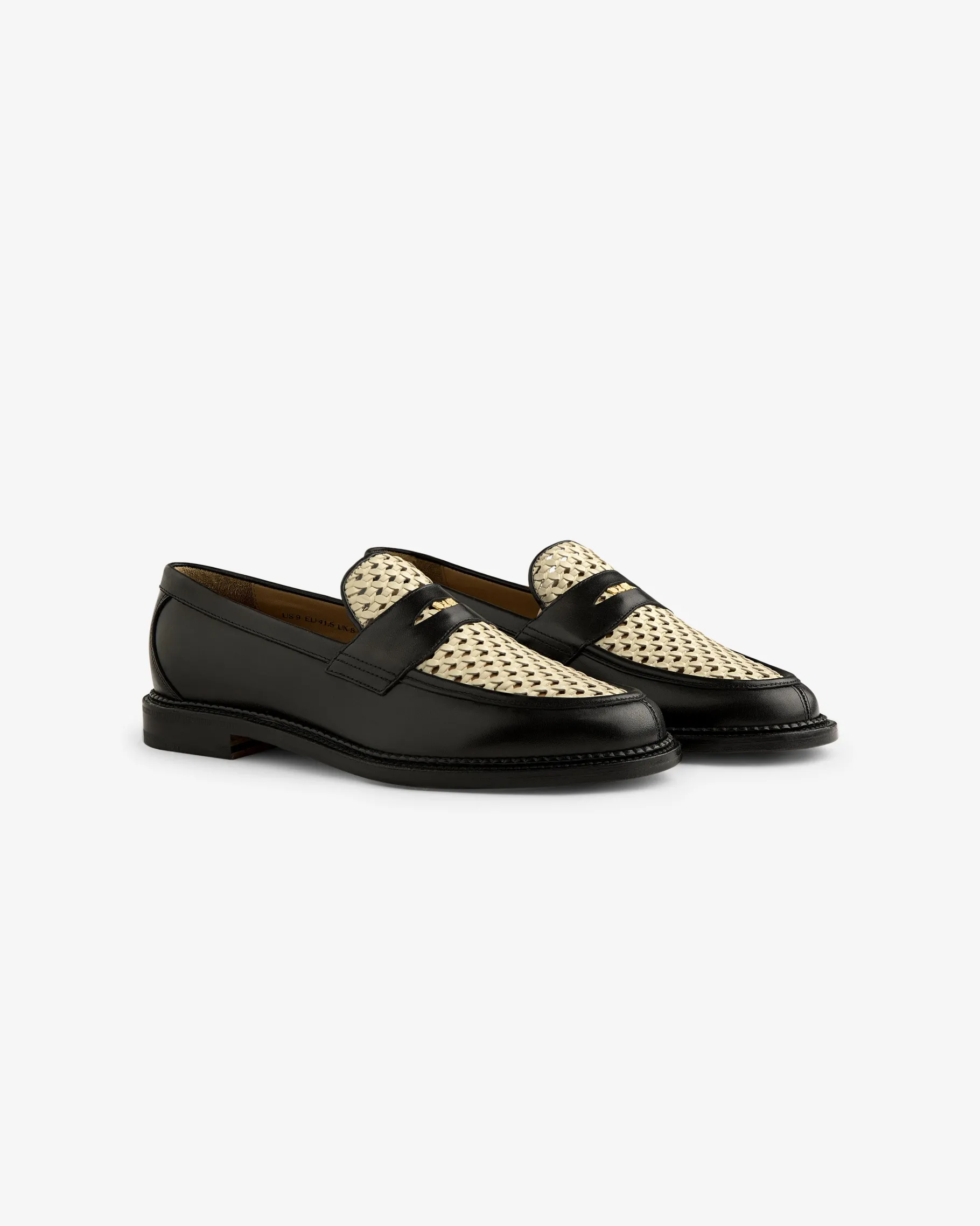 Aimé Leon Dore Queens Crest Raffia Loafer> Footwear