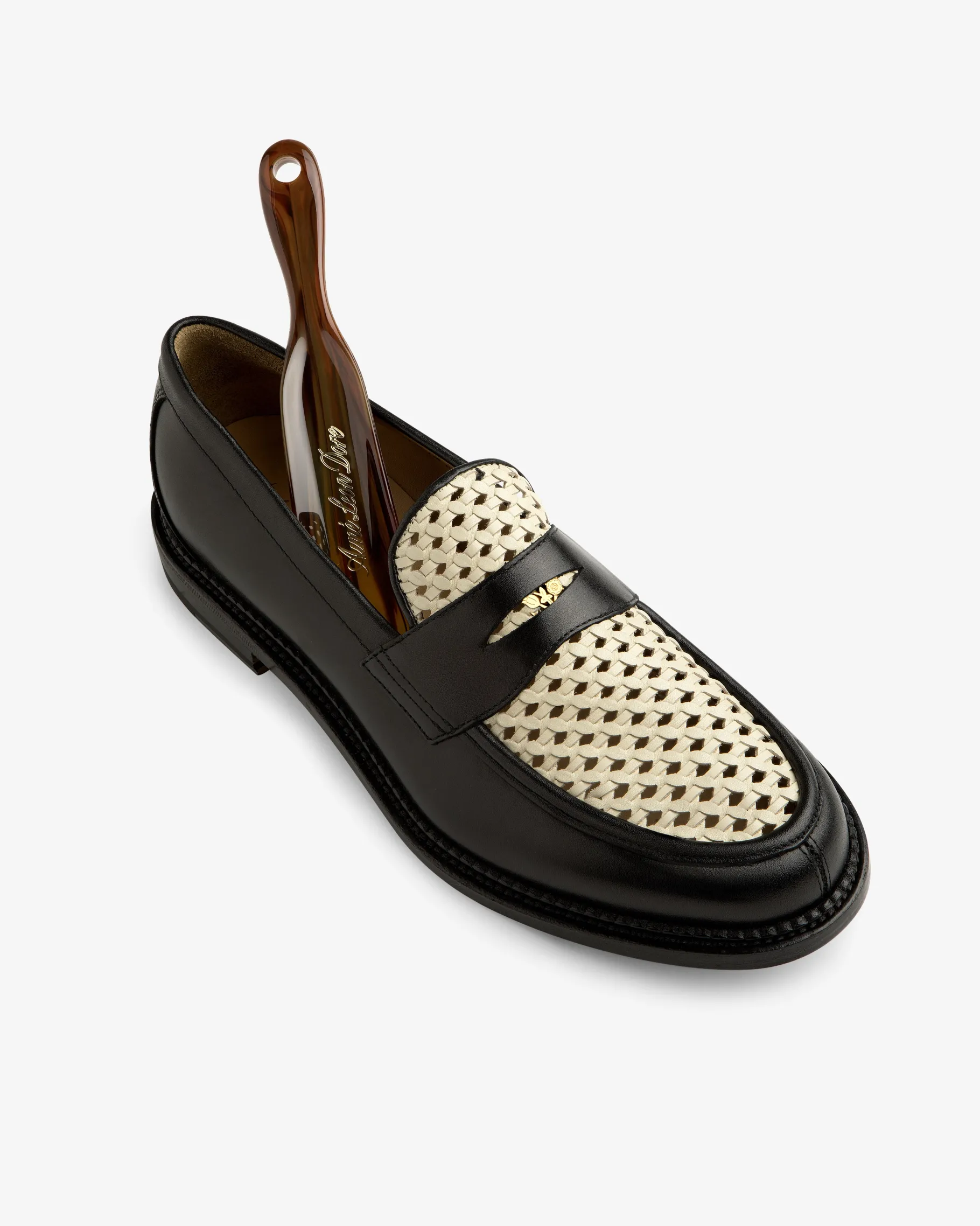 Aimé Leon Dore Queens Crest Raffia Loafer> Footwear