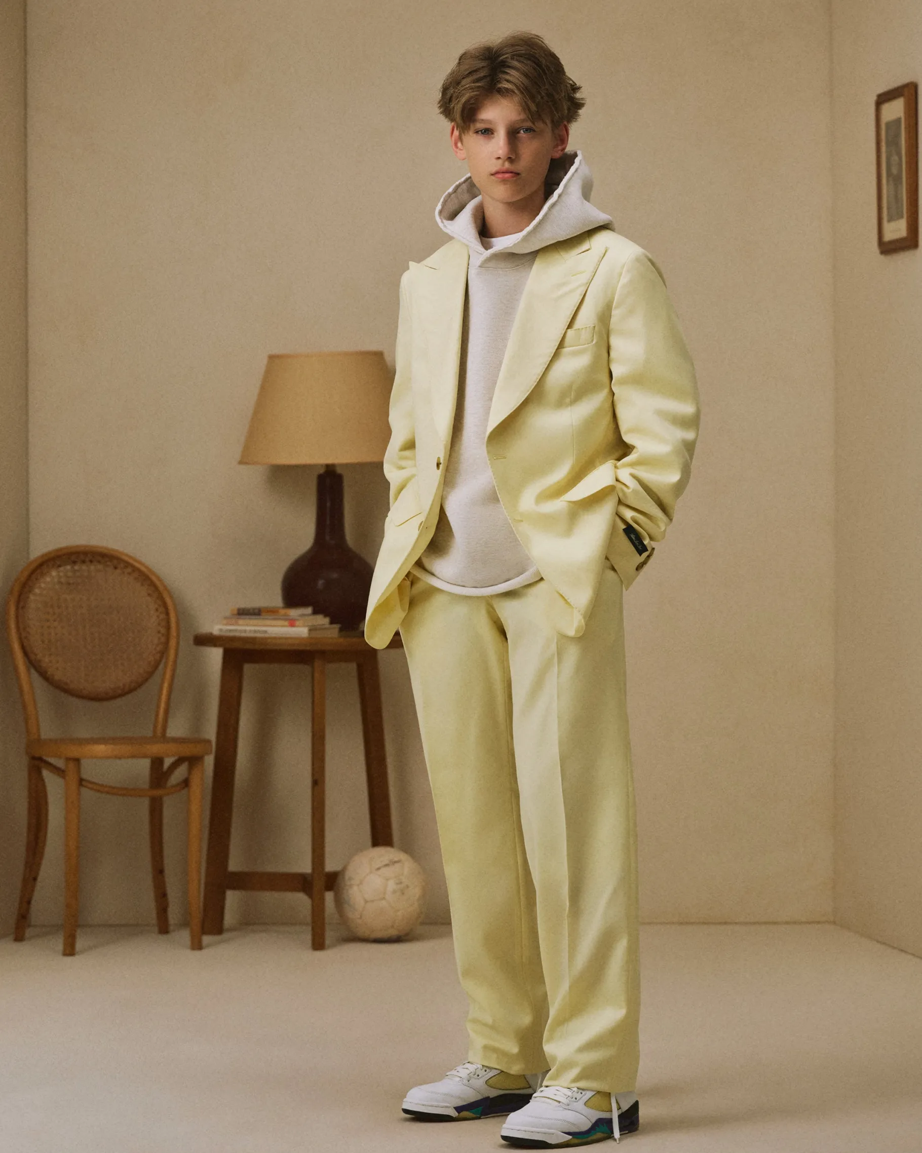 Aimé Leon Dore Single-Breasted Peak Lapel Suit Jacket> Suiting