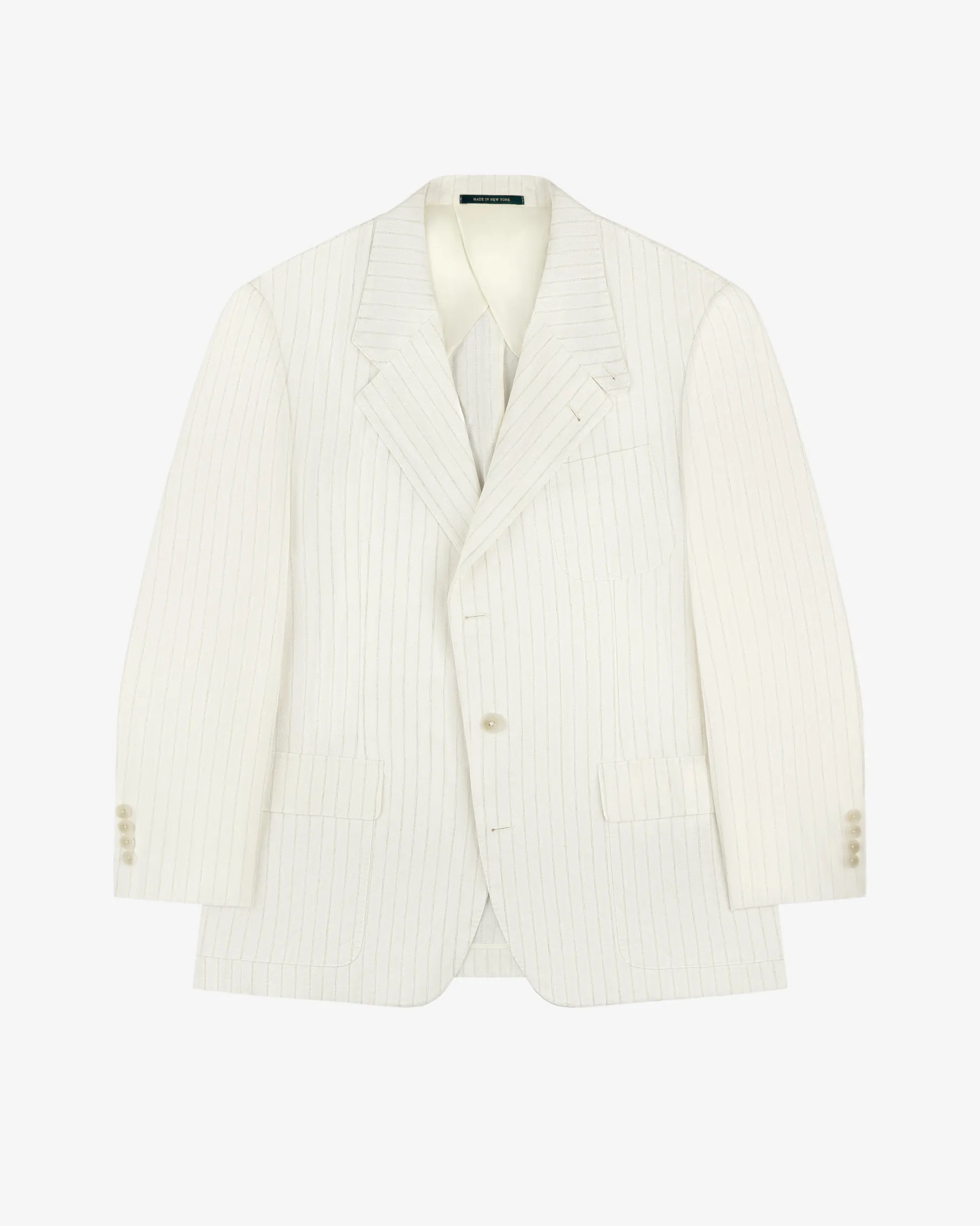 Aimé Leon Dore Striped Linen Suit Jacket> Suiting