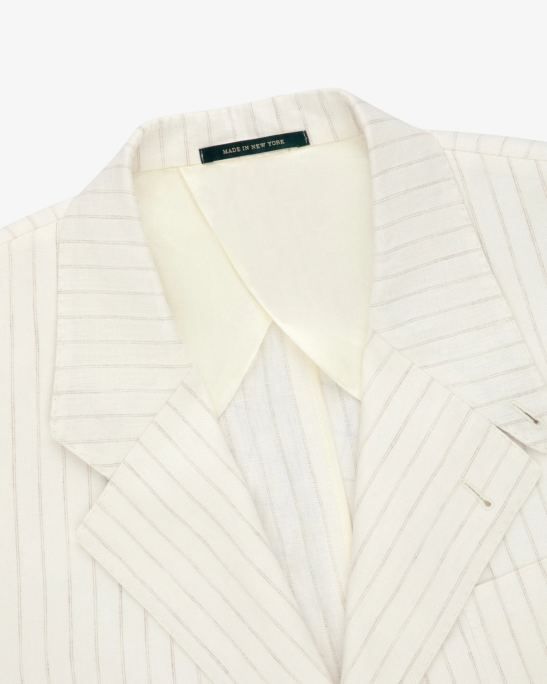 Aimé Leon Dore Striped Linen Suit Jacket> Suiting