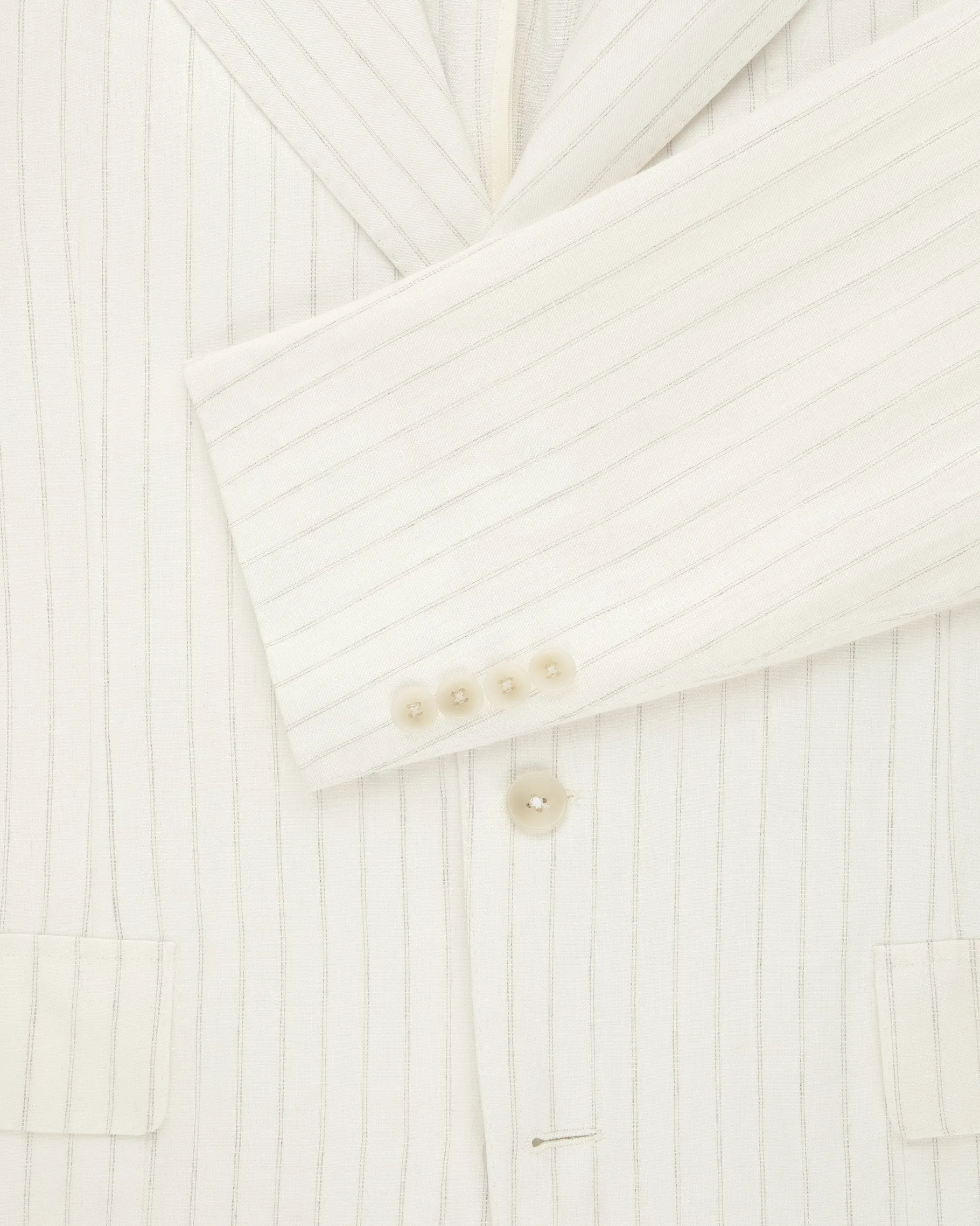 Aimé Leon Dore Striped Linen Suit Jacket> Suiting