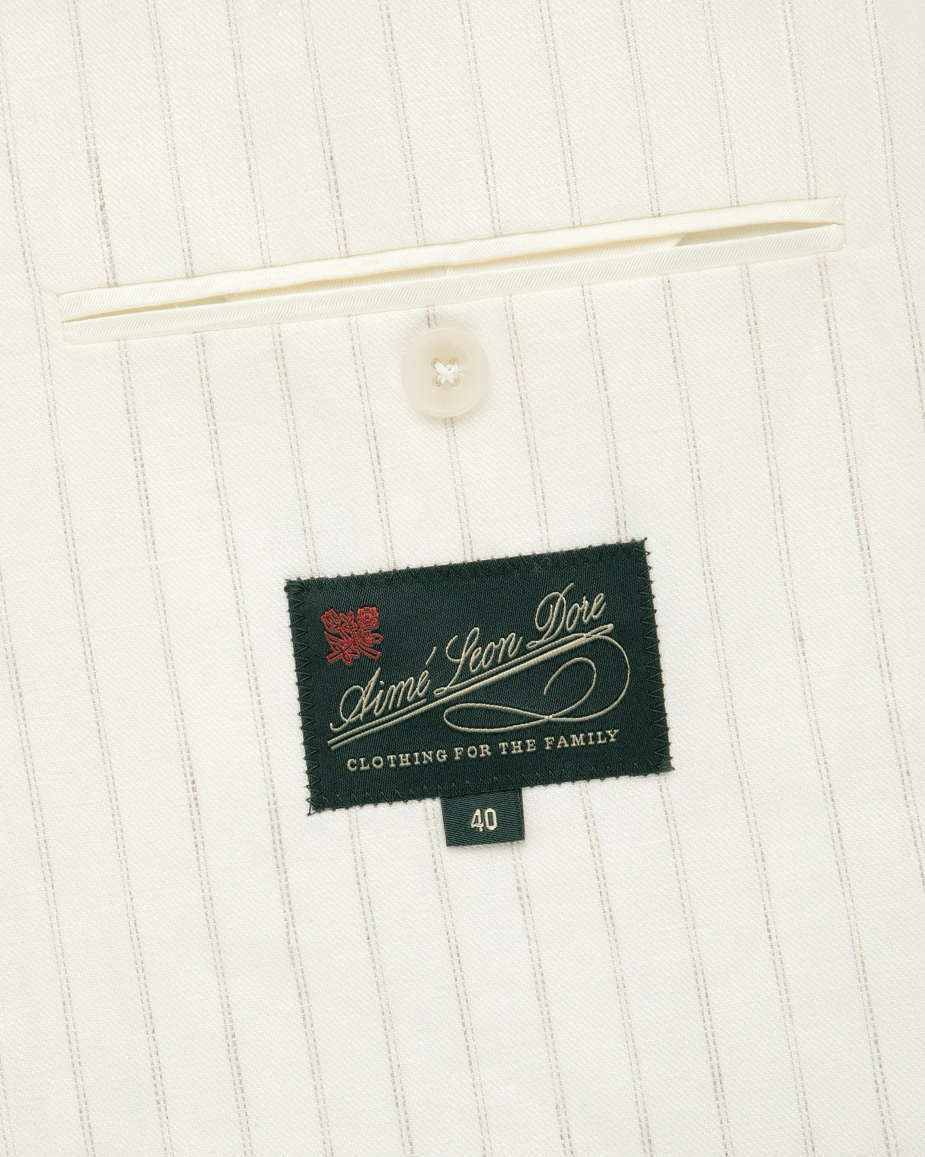Aimé Leon Dore Striped Linen Suit Jacket> Suiting