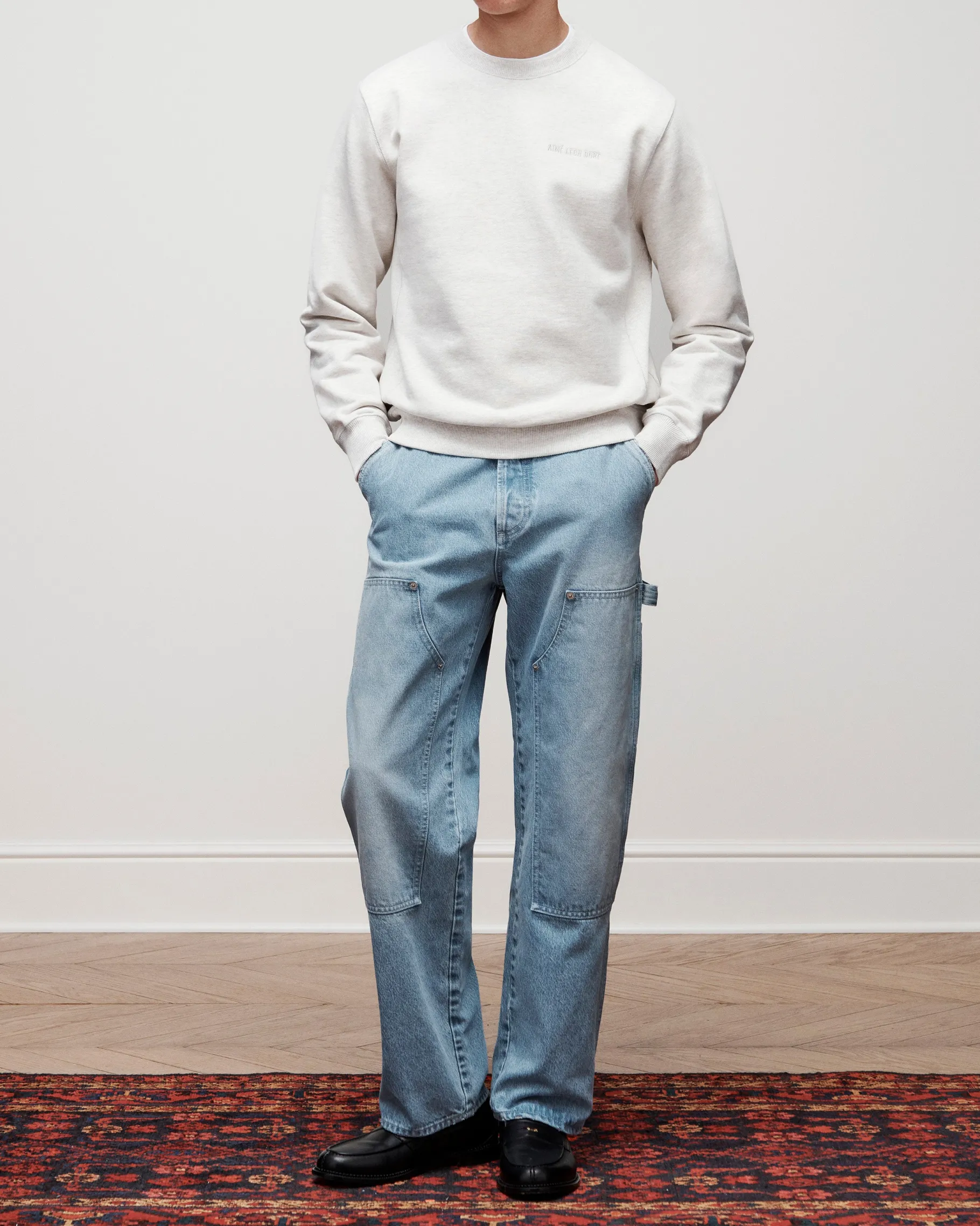 Aimé Leon Dore Tonal Logo Crewneck Sweatshirt> Sweatshirts