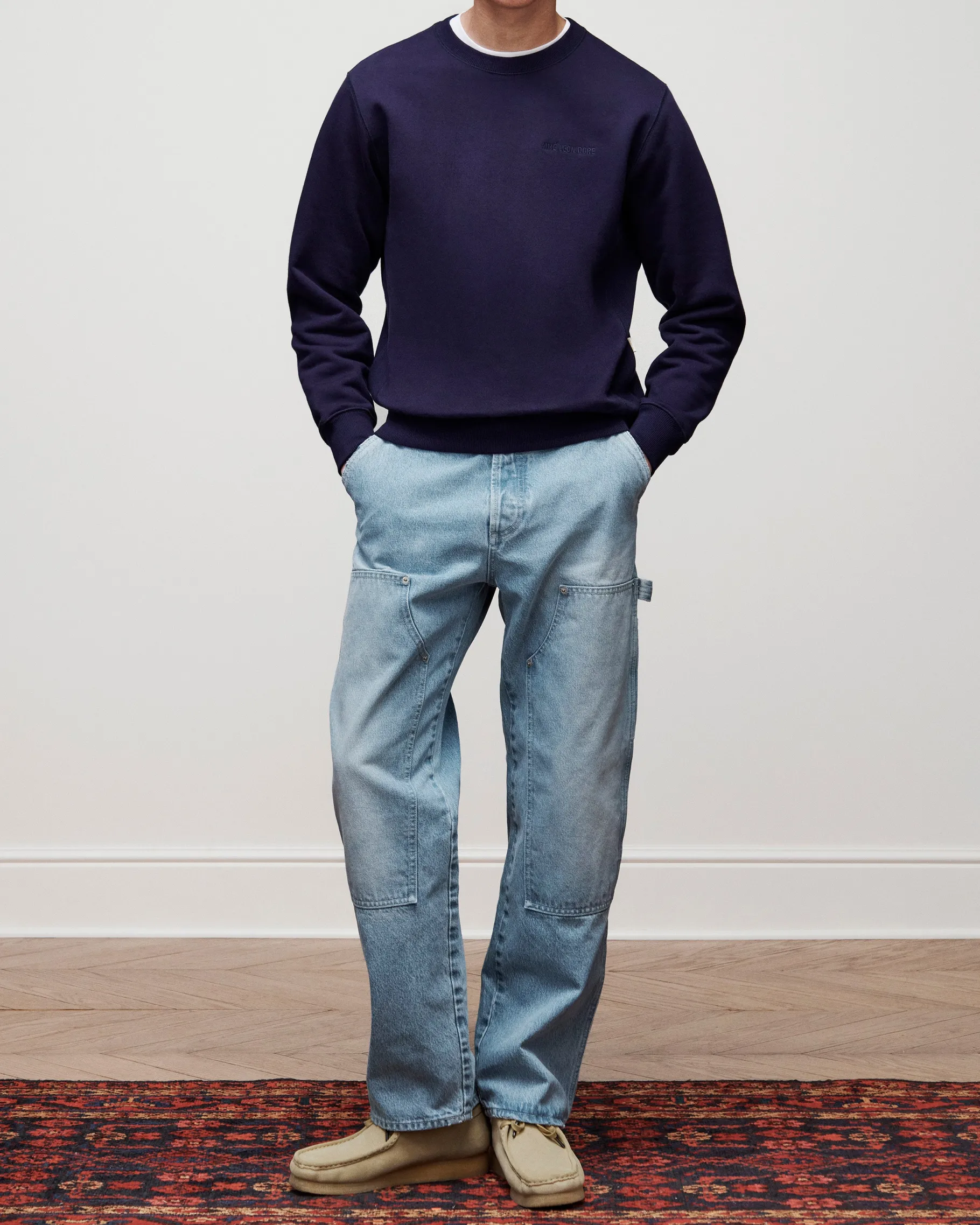 Aimé Leon Dore Tonal Logo Crewneck Sweatshirt> Sweatshirts