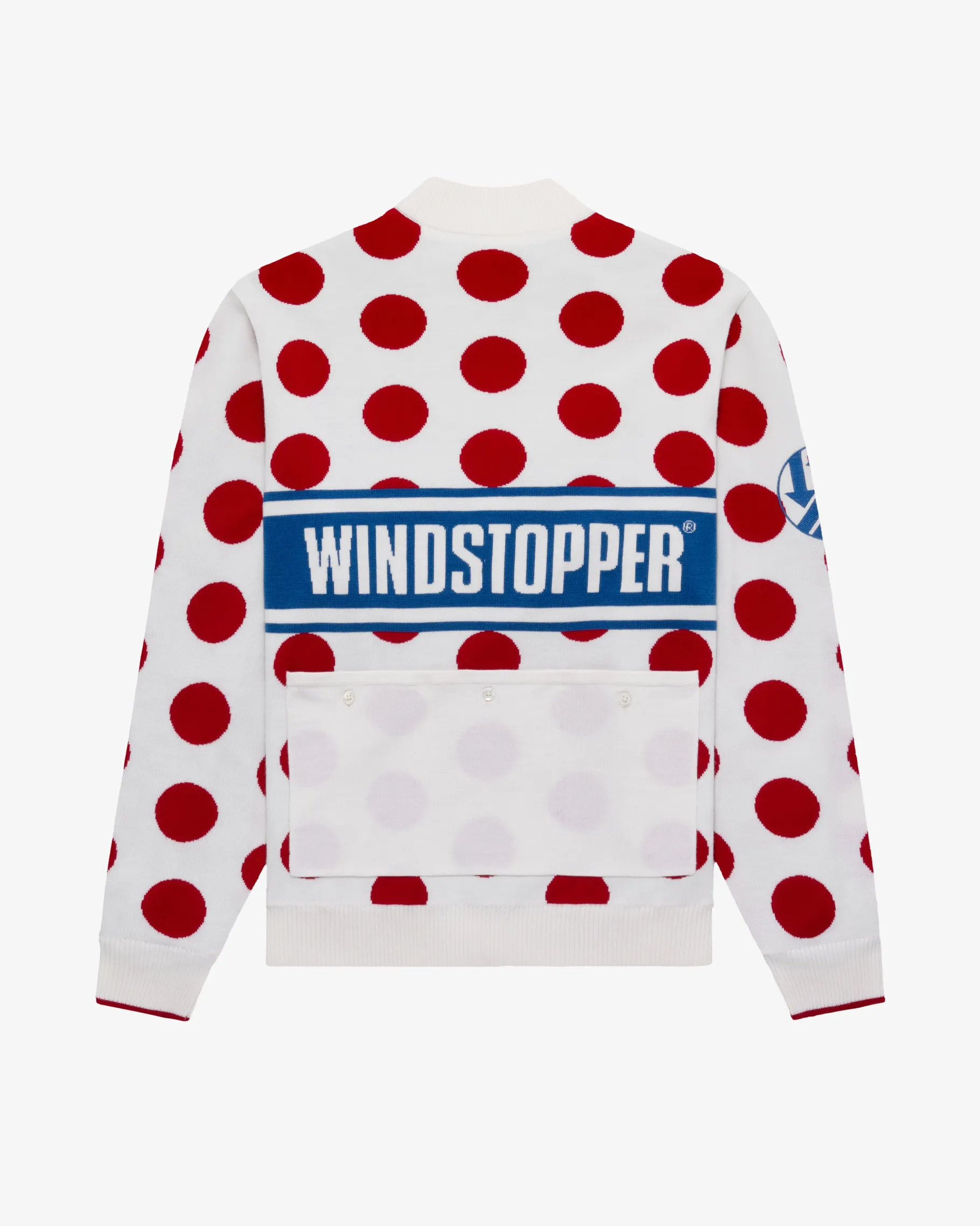 Aimé Leon Dore WINDSTOPPER® Polka Dot Knit Cycling Jersey by GORE-TEX LABS> Sweaters