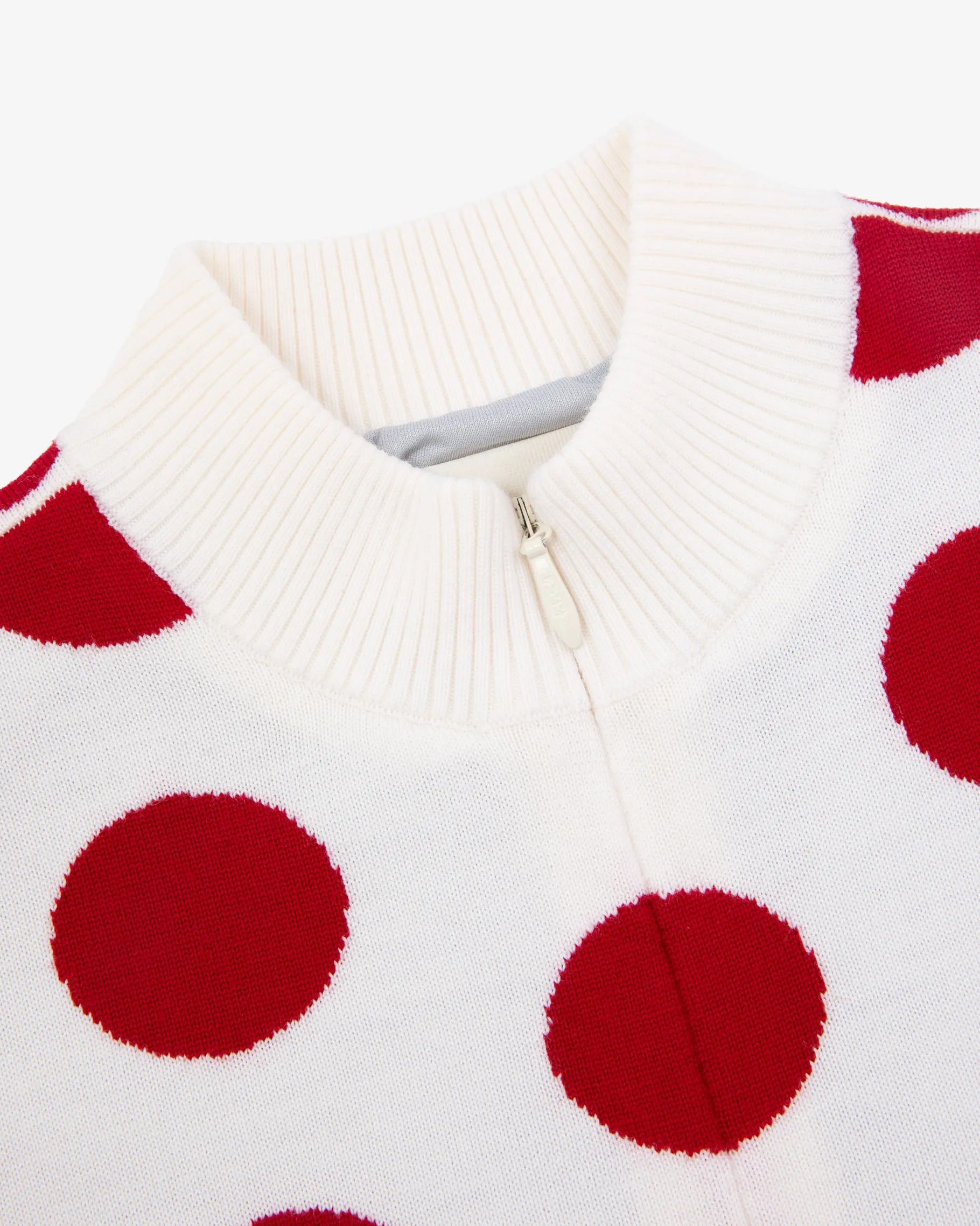 Aimé Leon Dore WINDSTOPPER® Polka Dot Knit Cycling Jersey by GORE-TEX LABS> Sweaters