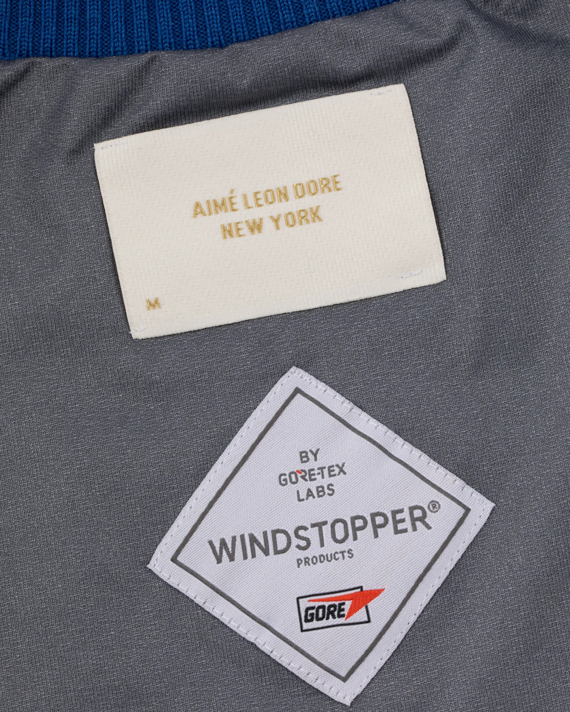 Aimé Leon Dore WINDSTOPPER® Striped Knit Cycling Jersey by GORE-TEX LABS> Sweaters